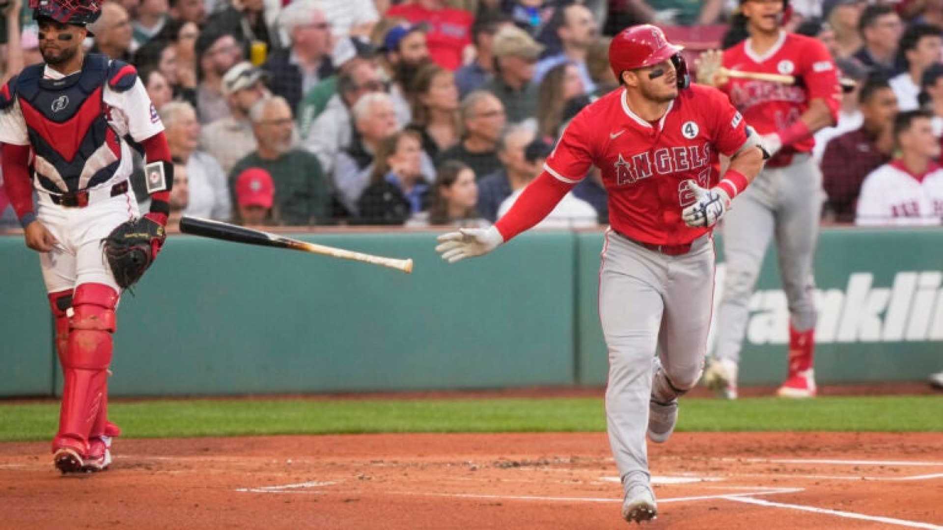 Los Angeles Angels Boston Red Sox Baseball Game