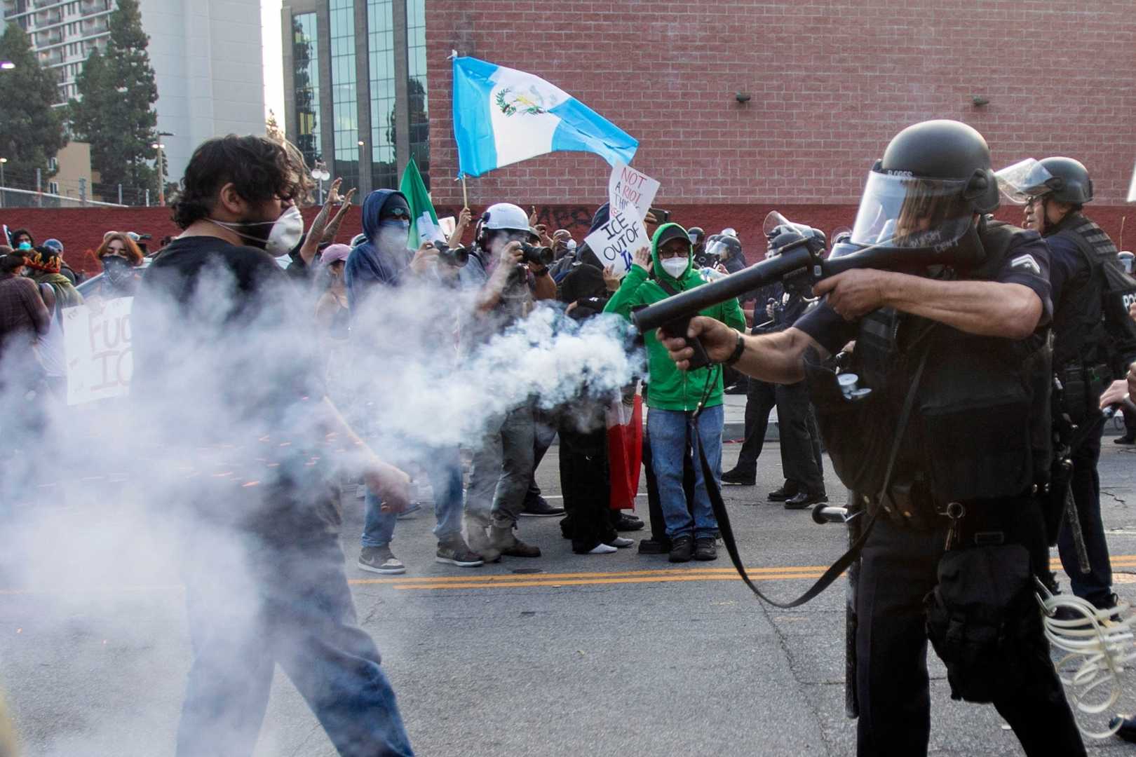 Los Angeles Protests Ice Riots