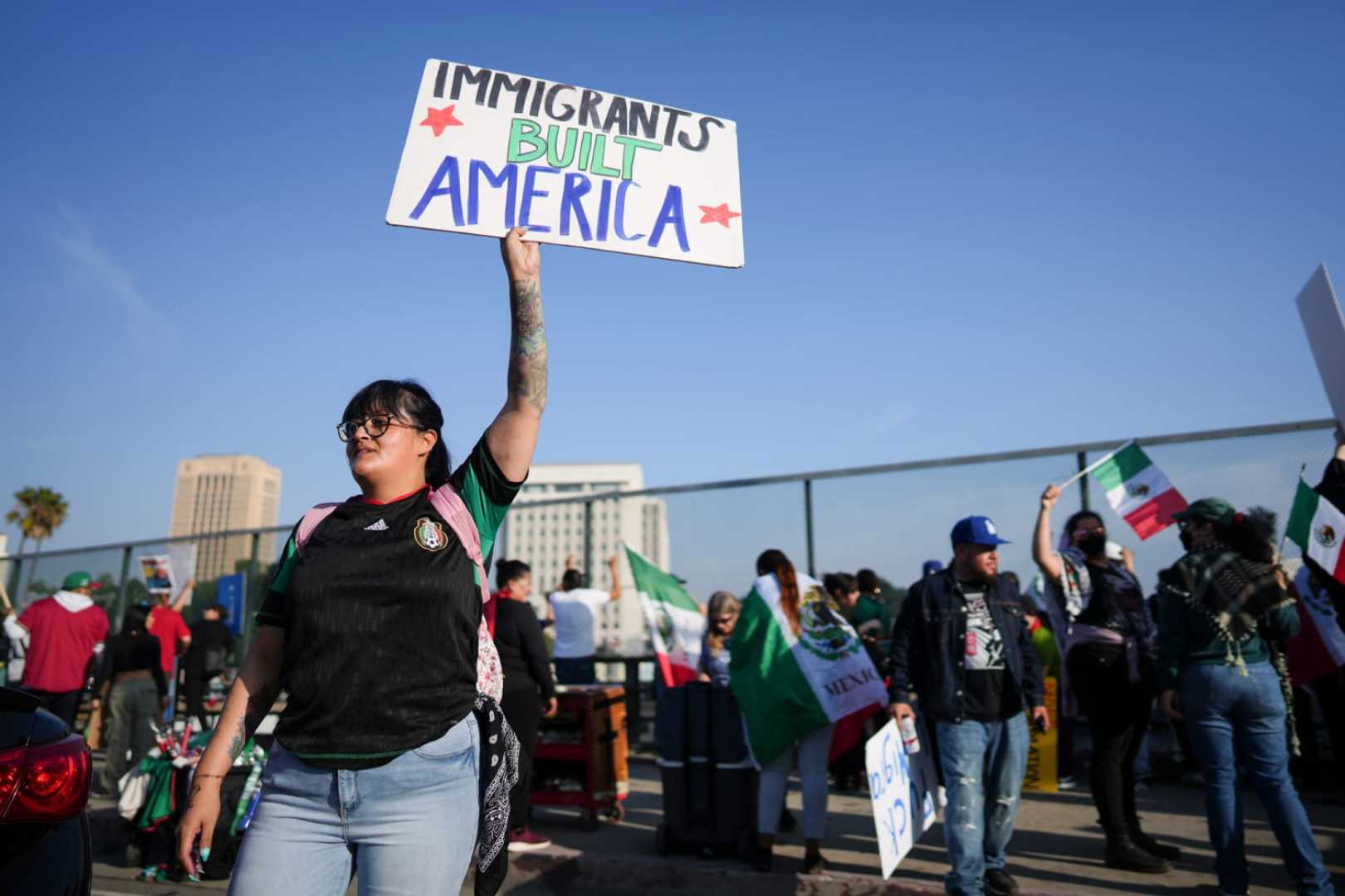 Los Angeles Protests Immigrant Deportation