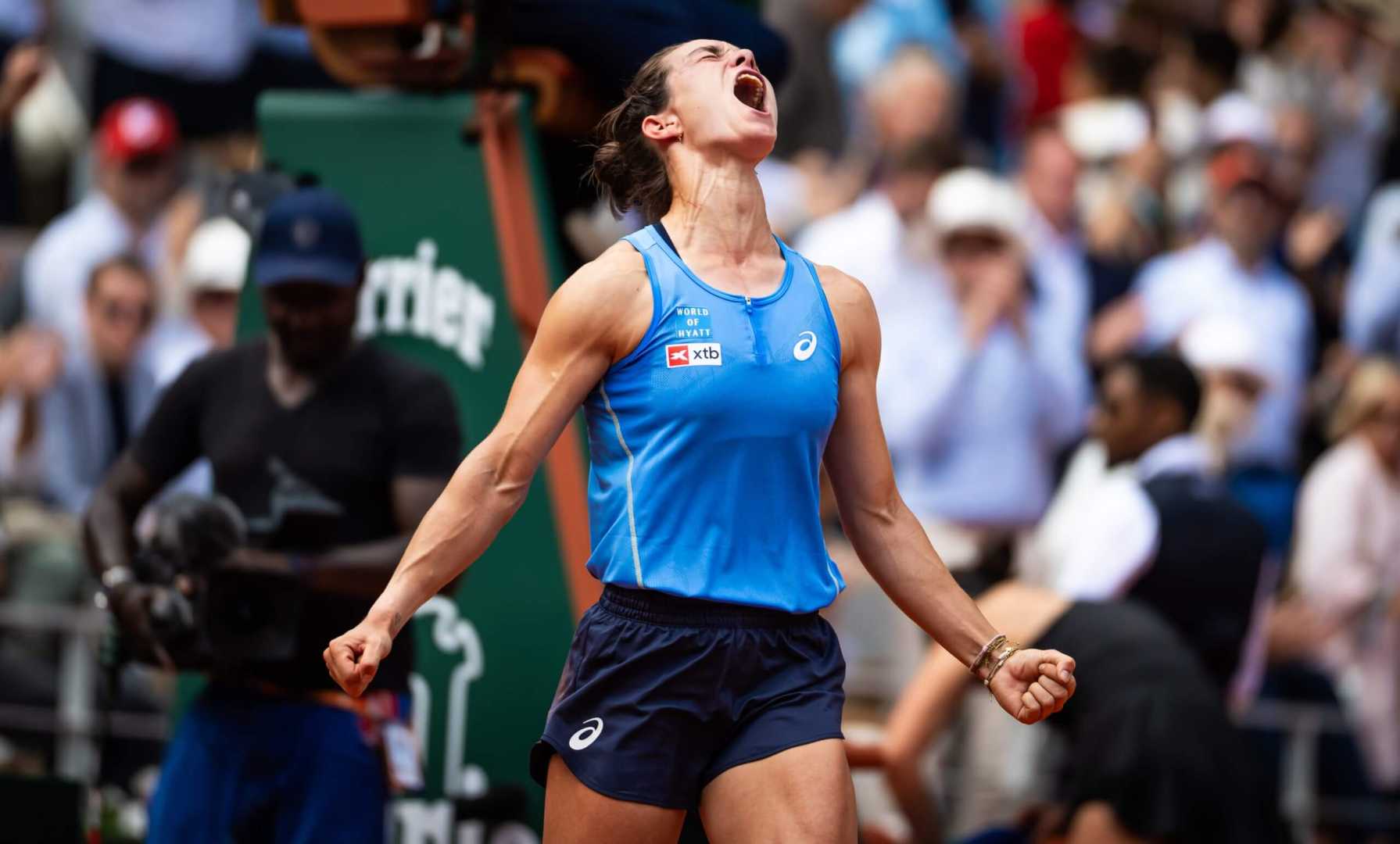 Loïs Boisson French Open Tennis Match