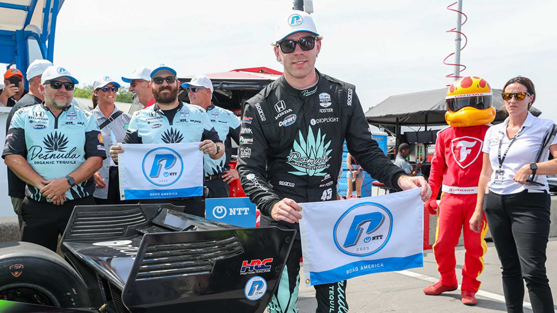 Louis Foster Indycar Road America Pole