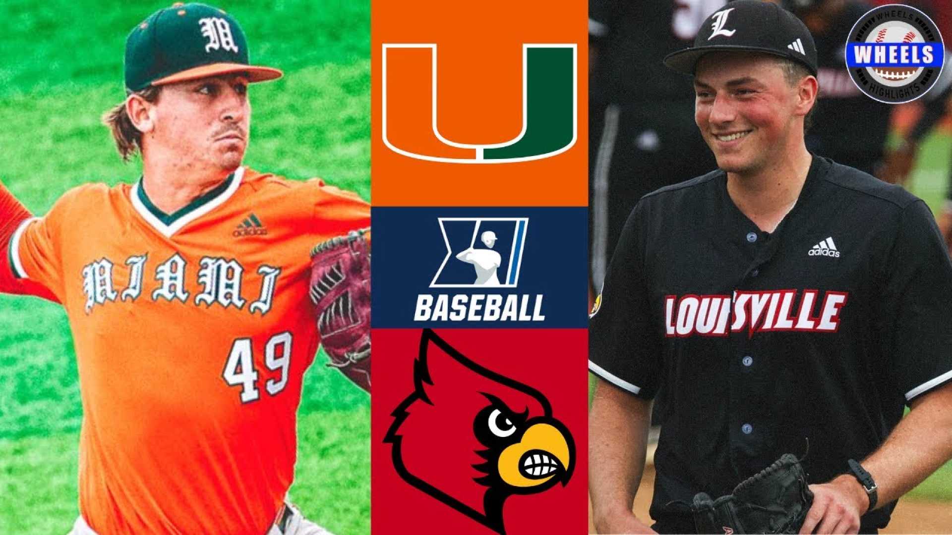 Louisville Miami Ncaa Baseball Super Regional