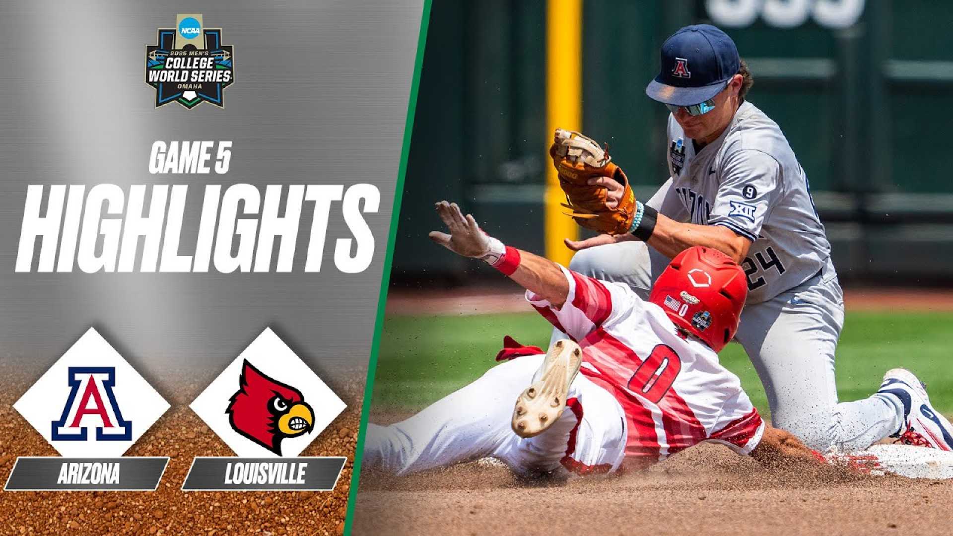 Louisville Vs Arizona College Baseball Highlights