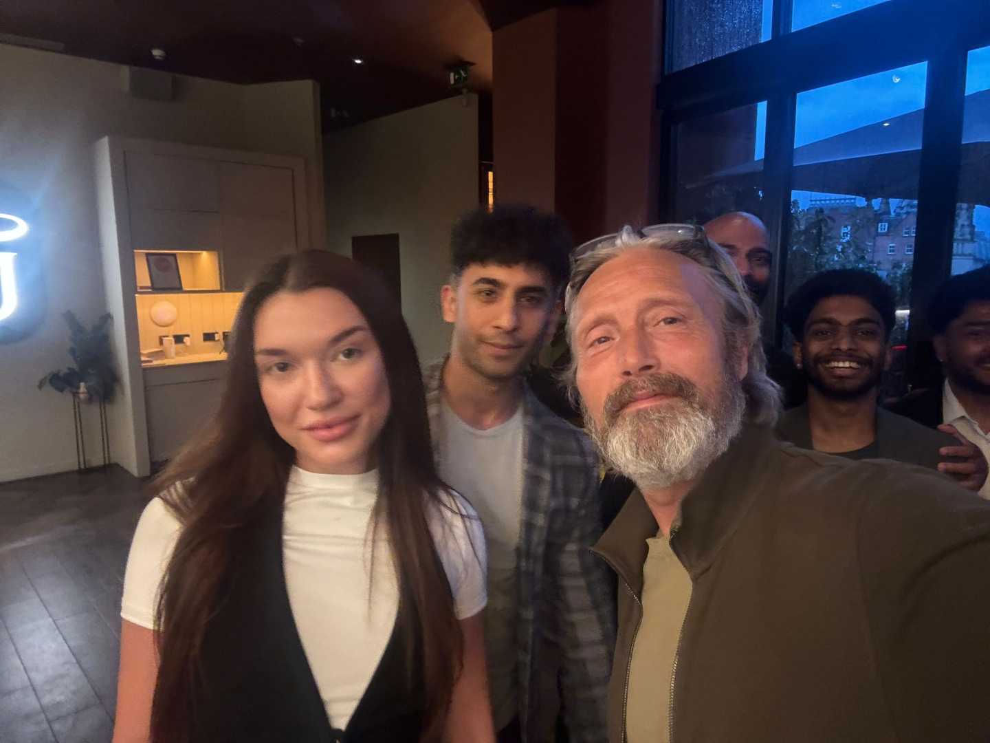 Mads Mikkelsen Dining At Uyare Restaurant