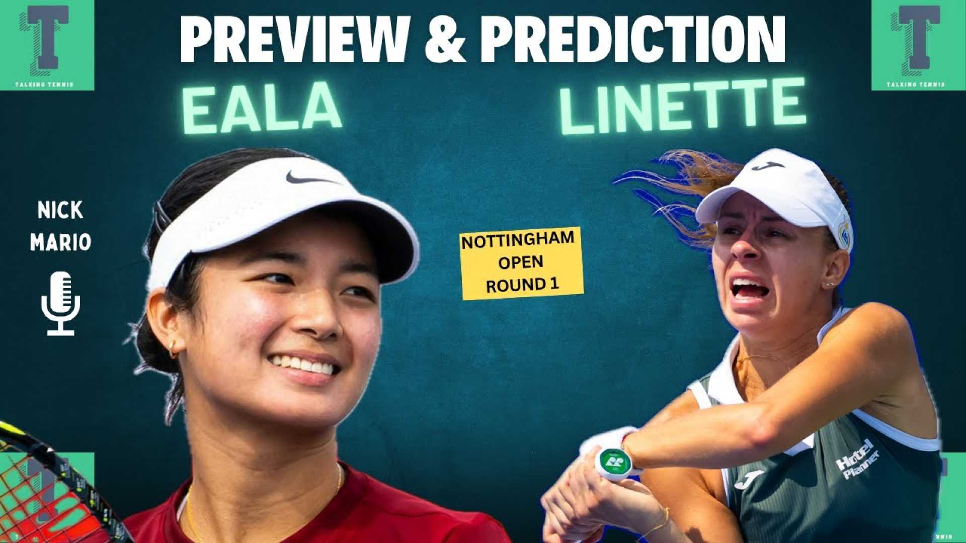 Magda Linette Alexandra Eala Nottingham