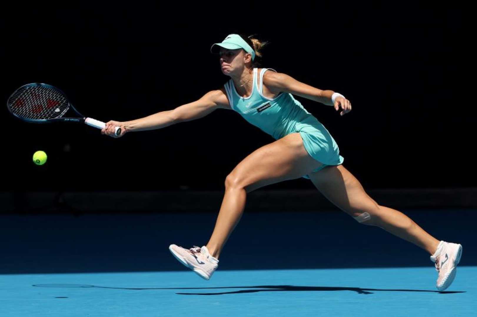 Magda Linette Tennis Match