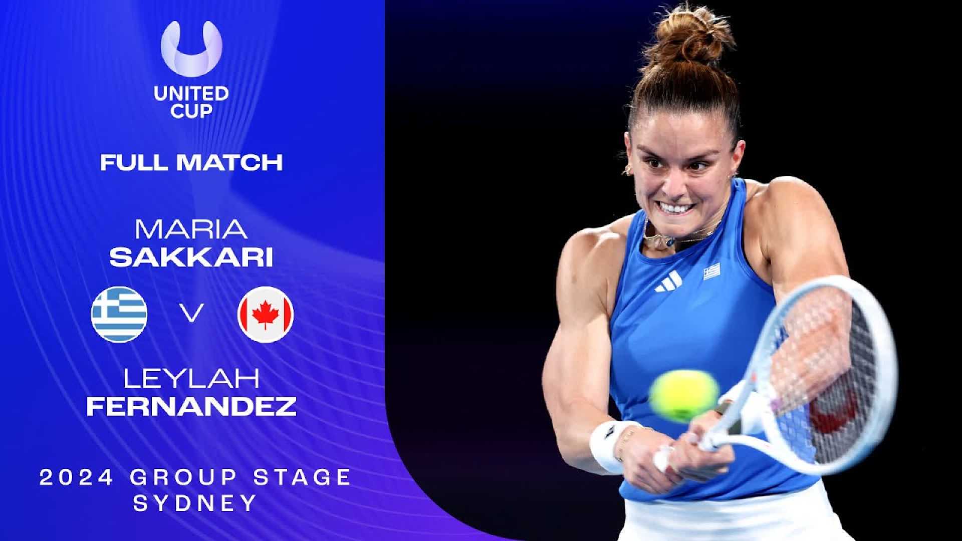 Maria Sakkari Tennis Match