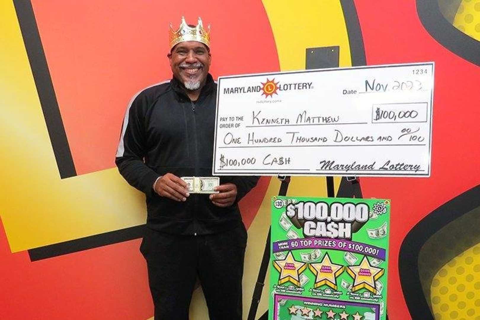 Maryland Lottery Scratch Off Winner