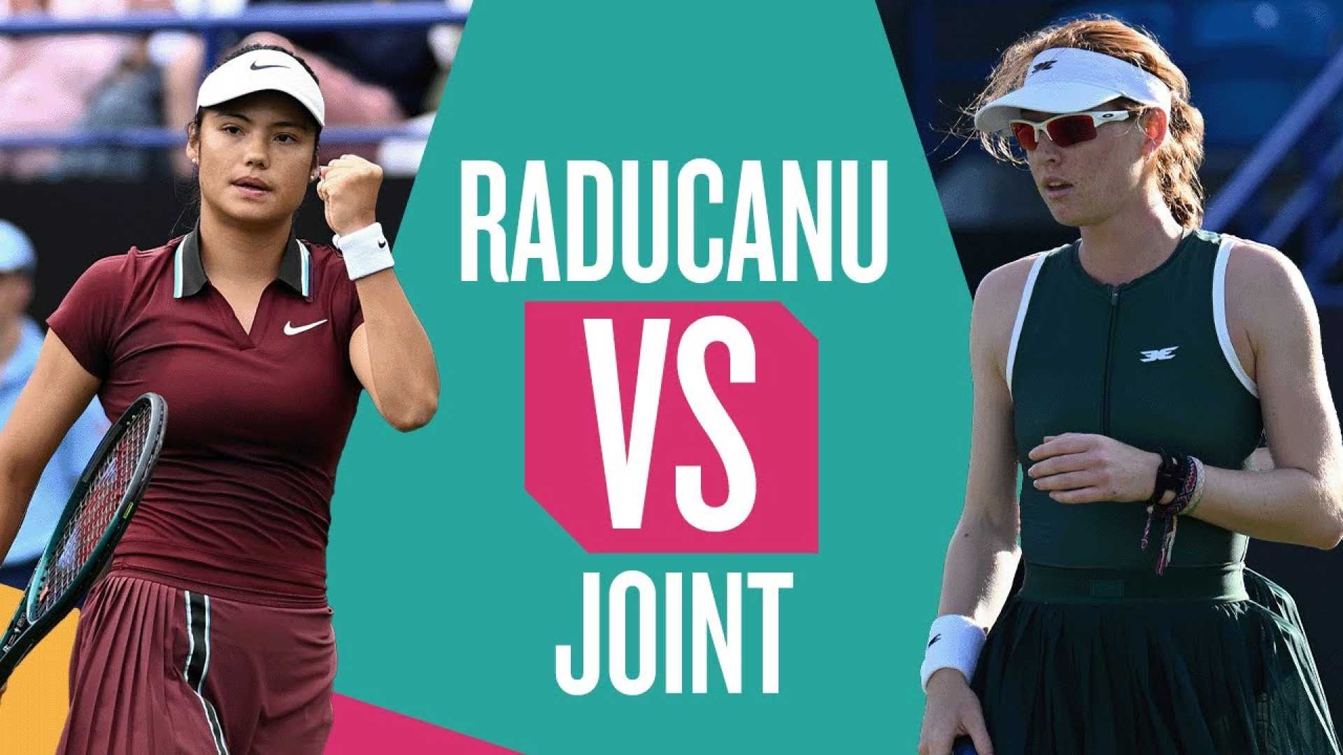 Maya Joint Emma Raducanu Eastbourne Open
