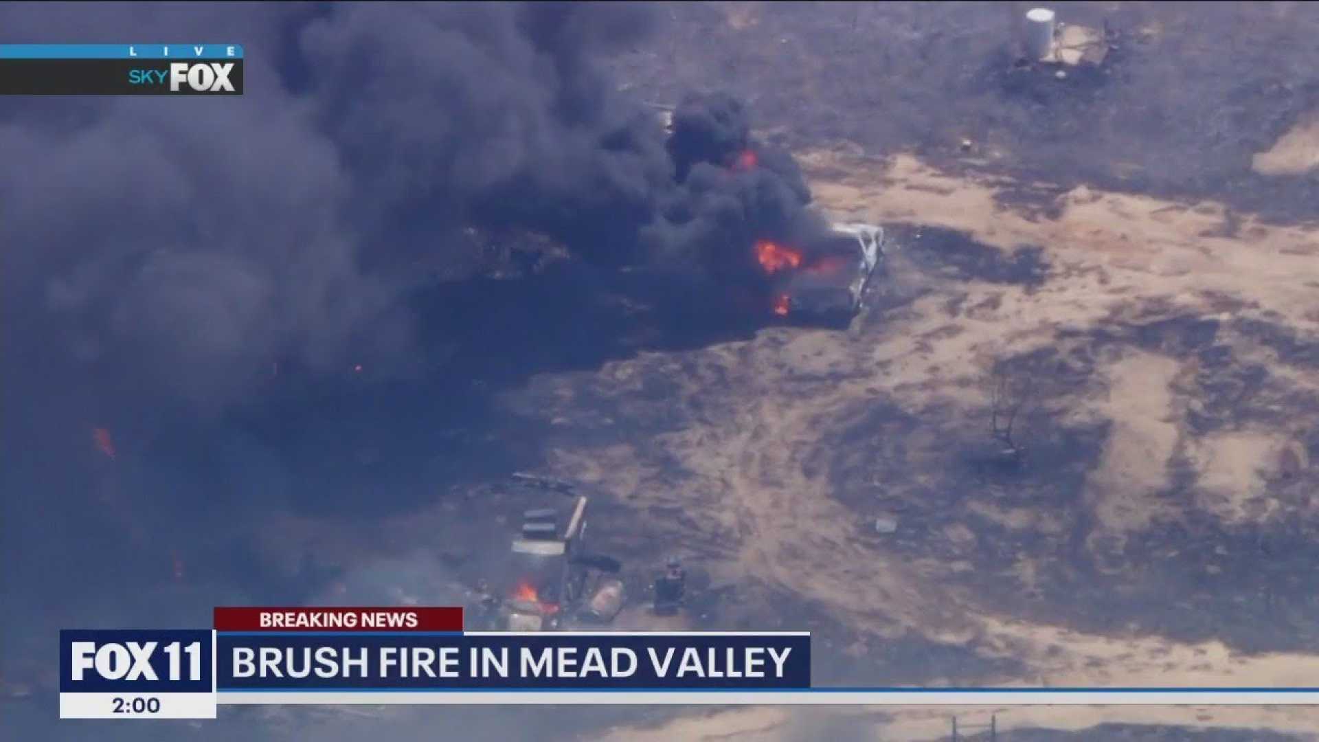 Mead Valley Brush Fire News