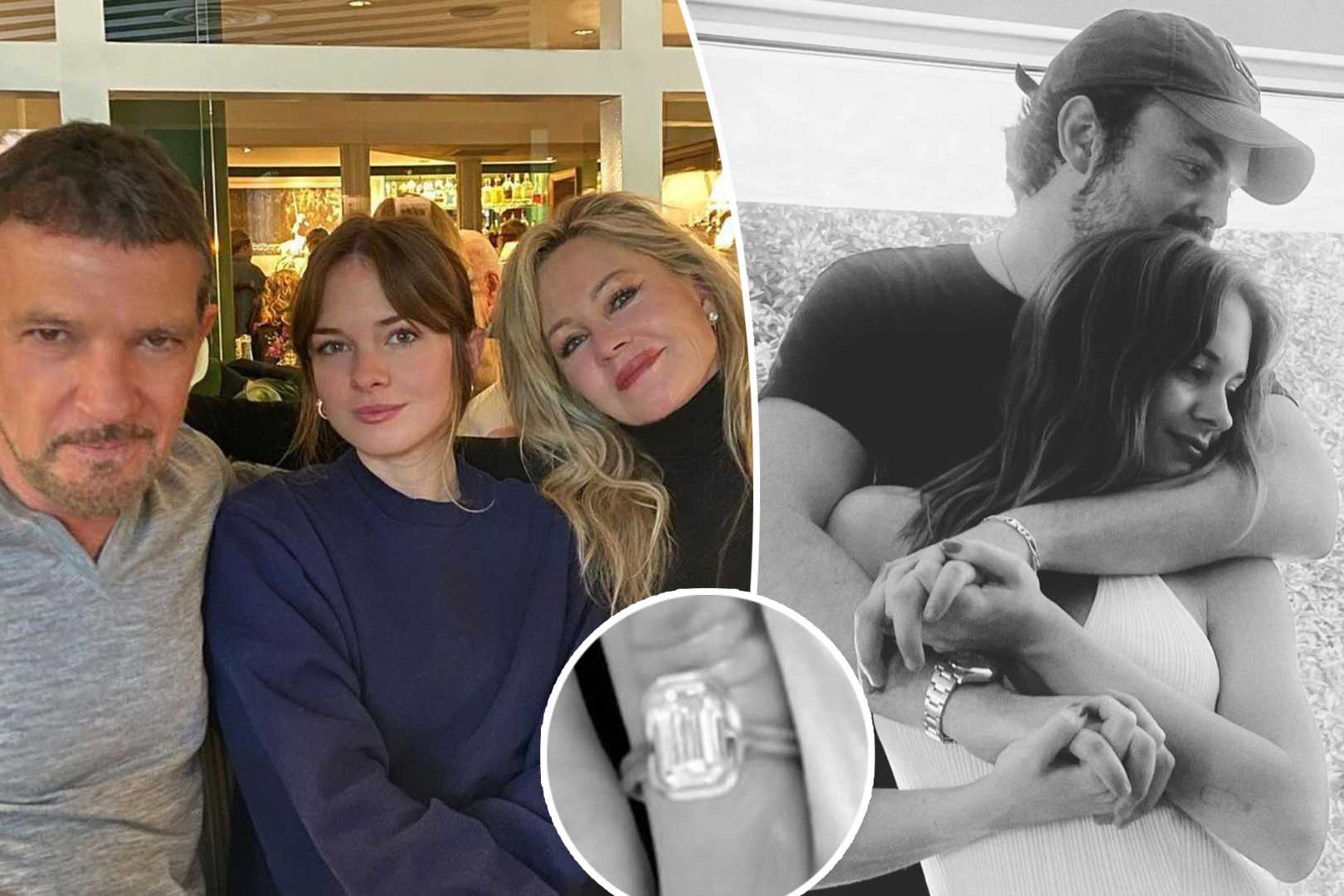 Melanie Griffith Stella Banderas Griffith Engagement