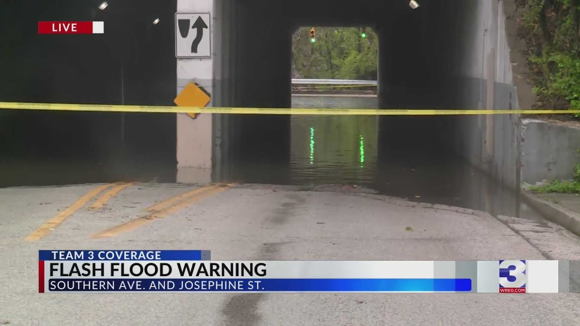 Memphis Flash Flood Warning Rain
