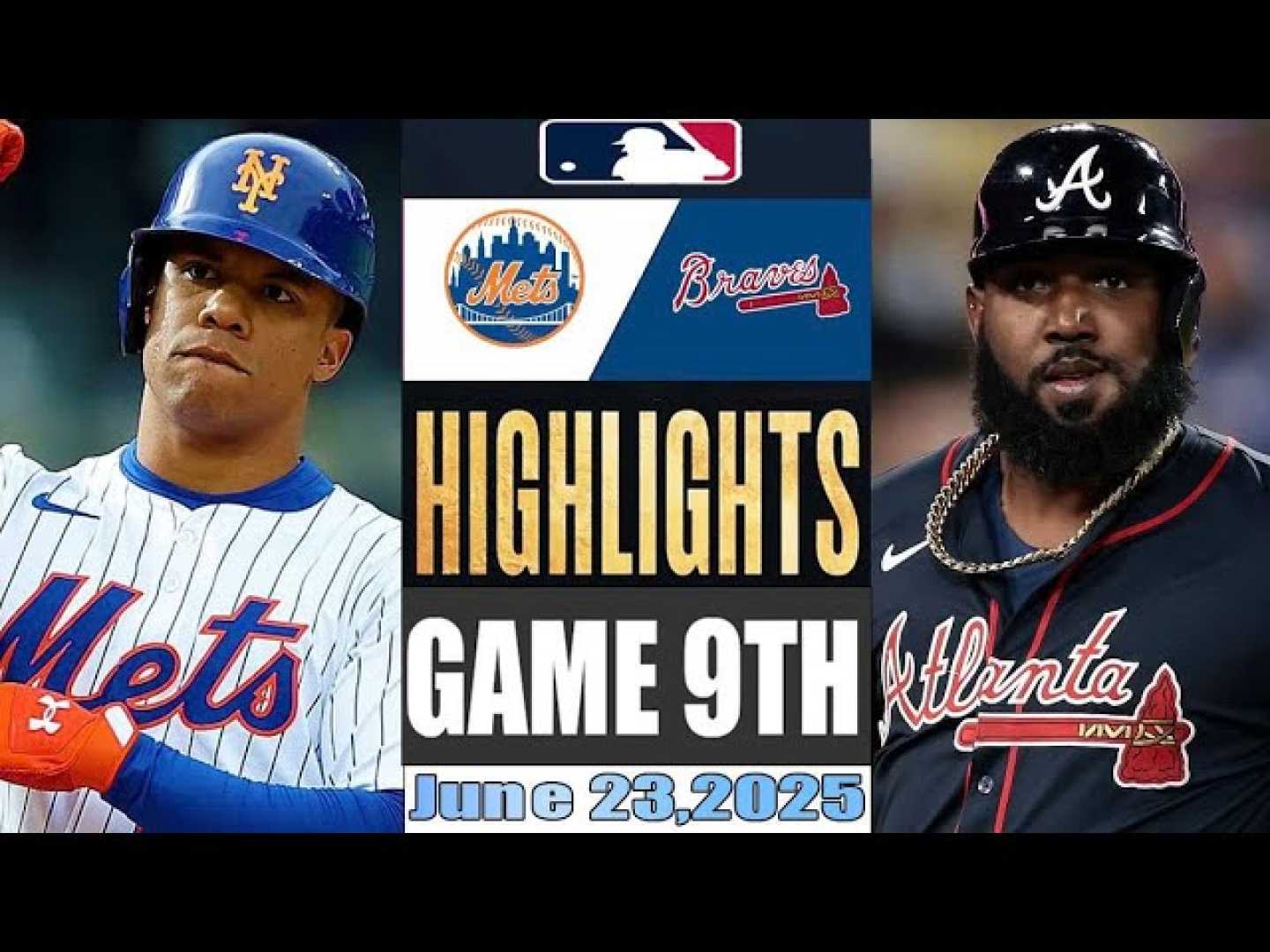 Mets Braves Baseball Game June 2025