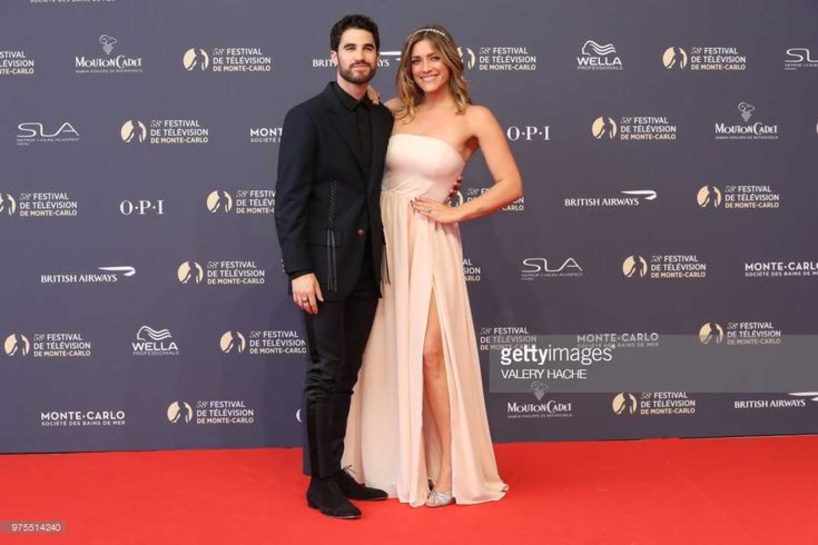Mia Swier And Husband Red Carpet Fashion