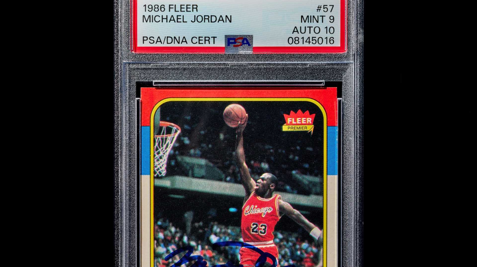 Michael Jordan Rookie Card Auction