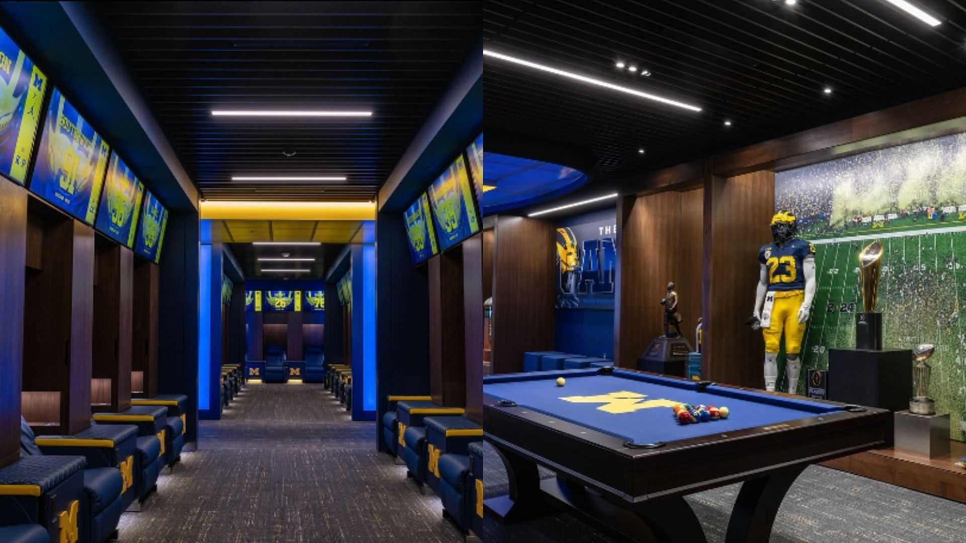 Michigan Football Locker Room Donation