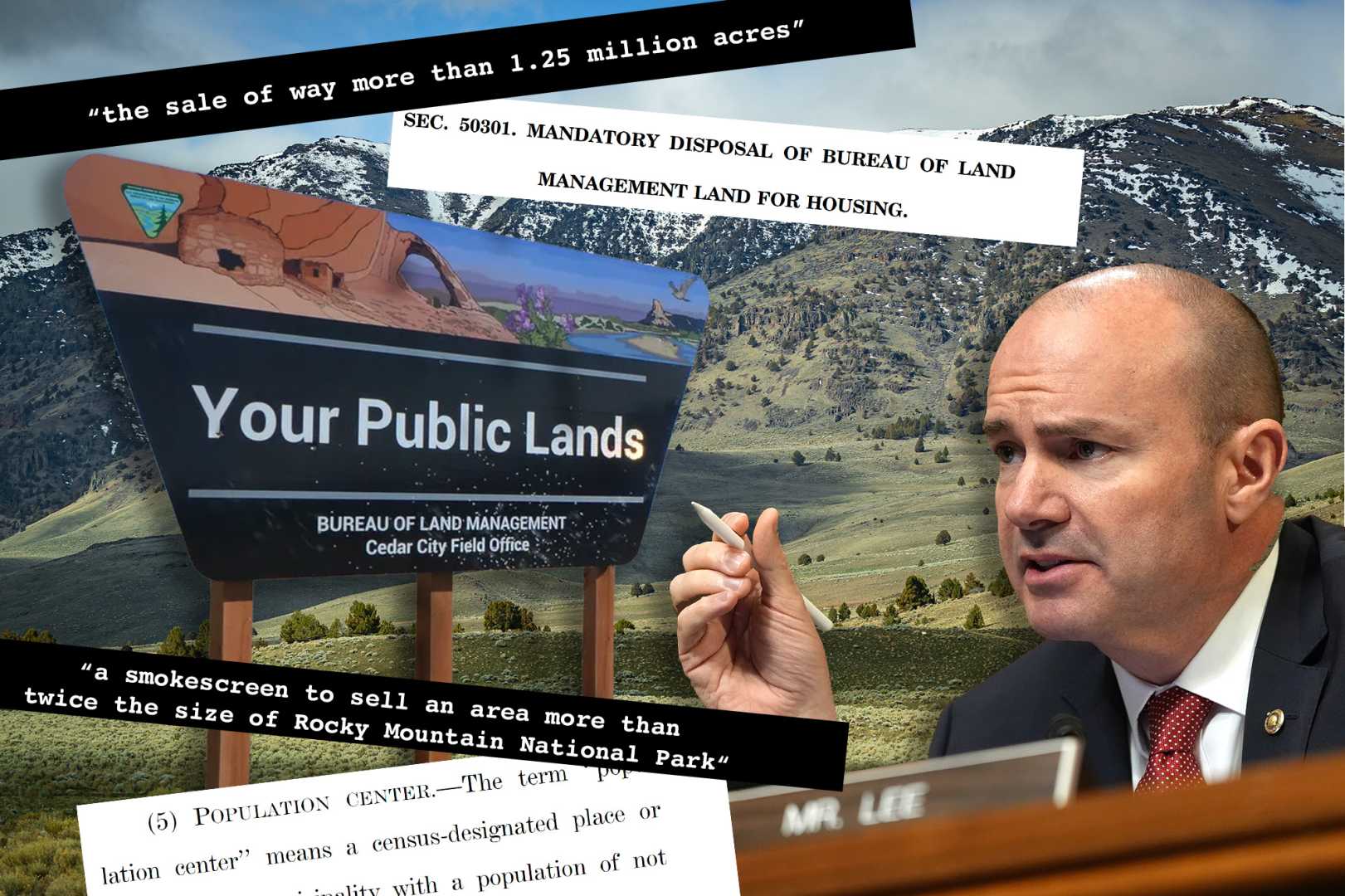 Mike Lee Land Sale Proposal Controversy