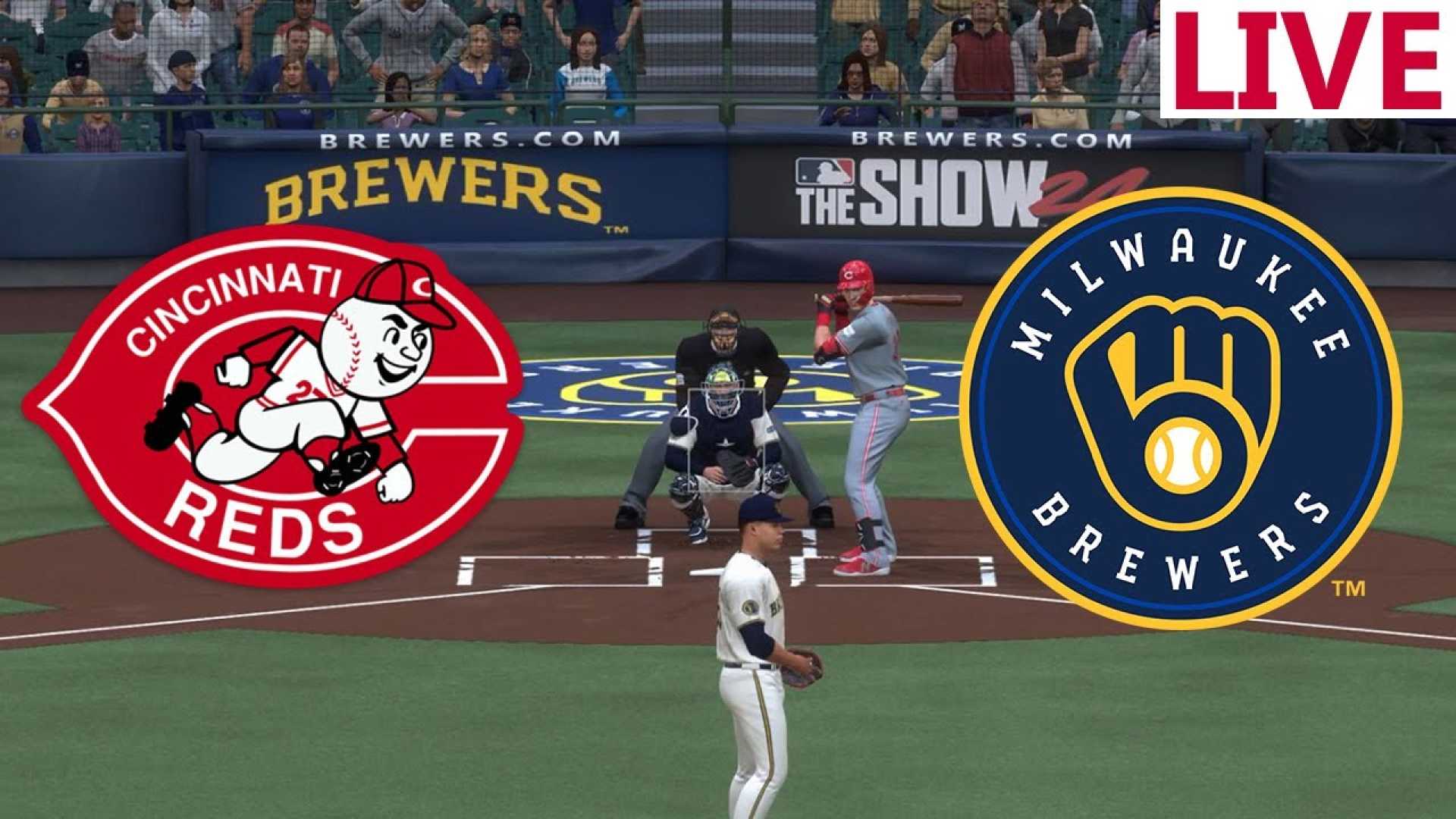 Milwaukee Brewers Vs Cincinnati Reds Baseball Game