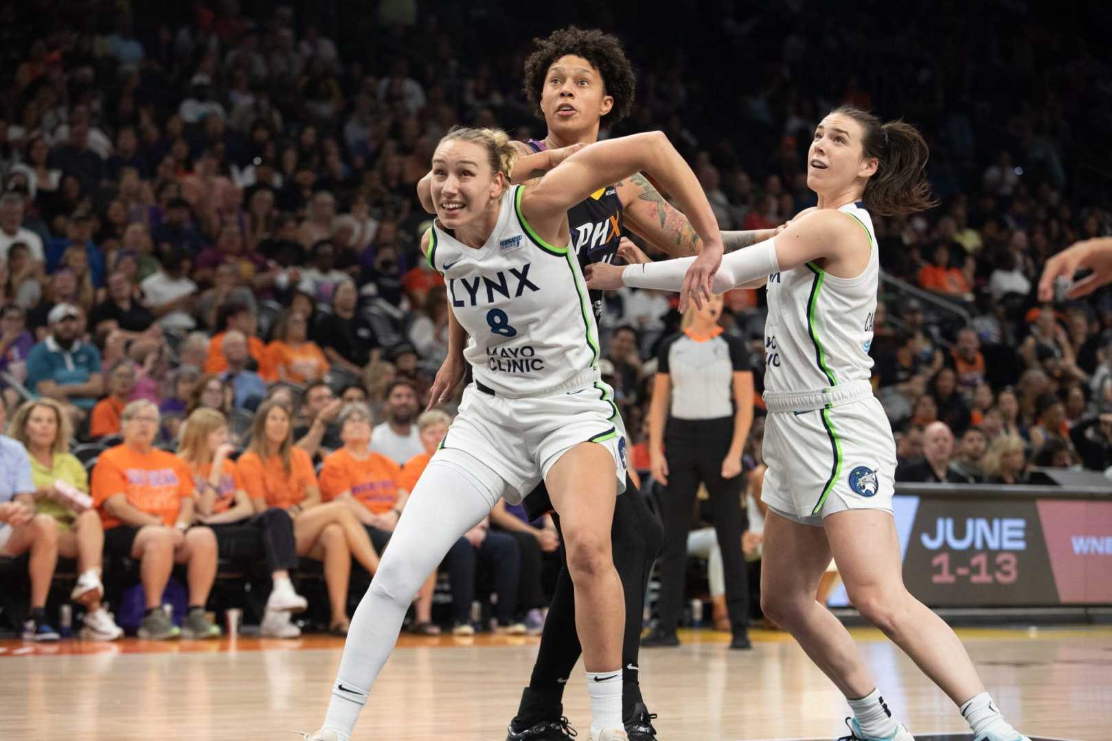 Minnesota Lynx Vs Phoenix Mercury Basketball