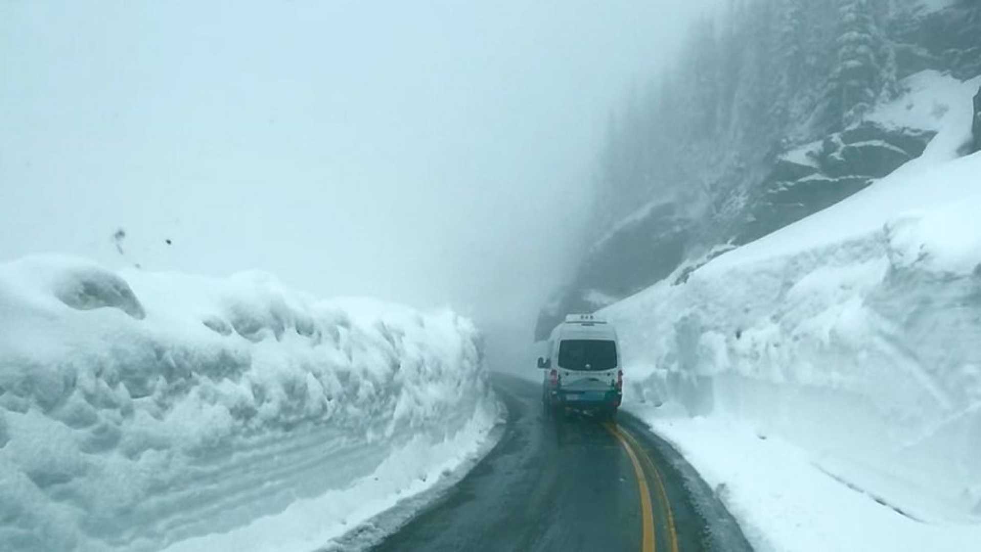Montana Winter Storm Glacier National Park