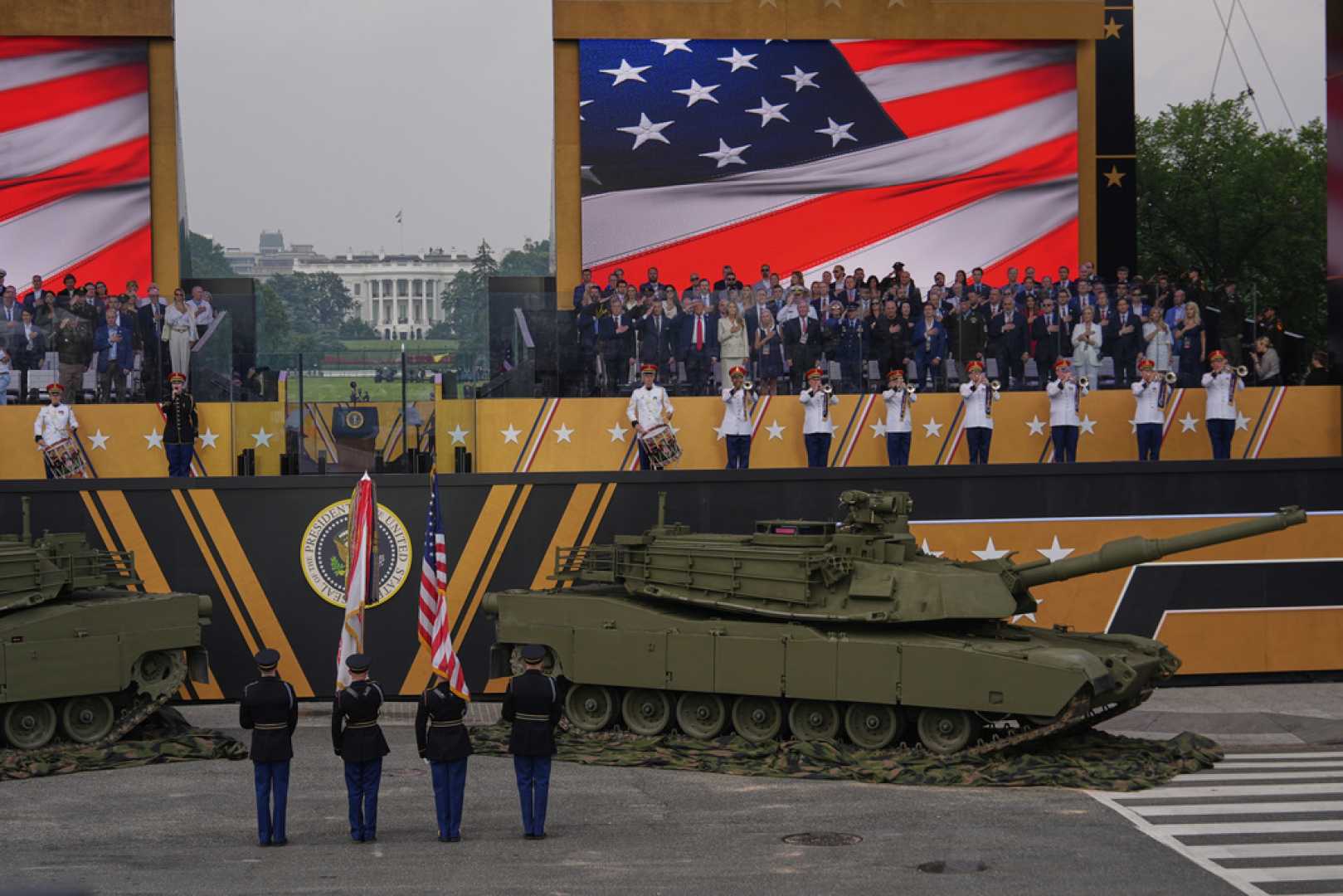 National Mall Parade Tanks Military