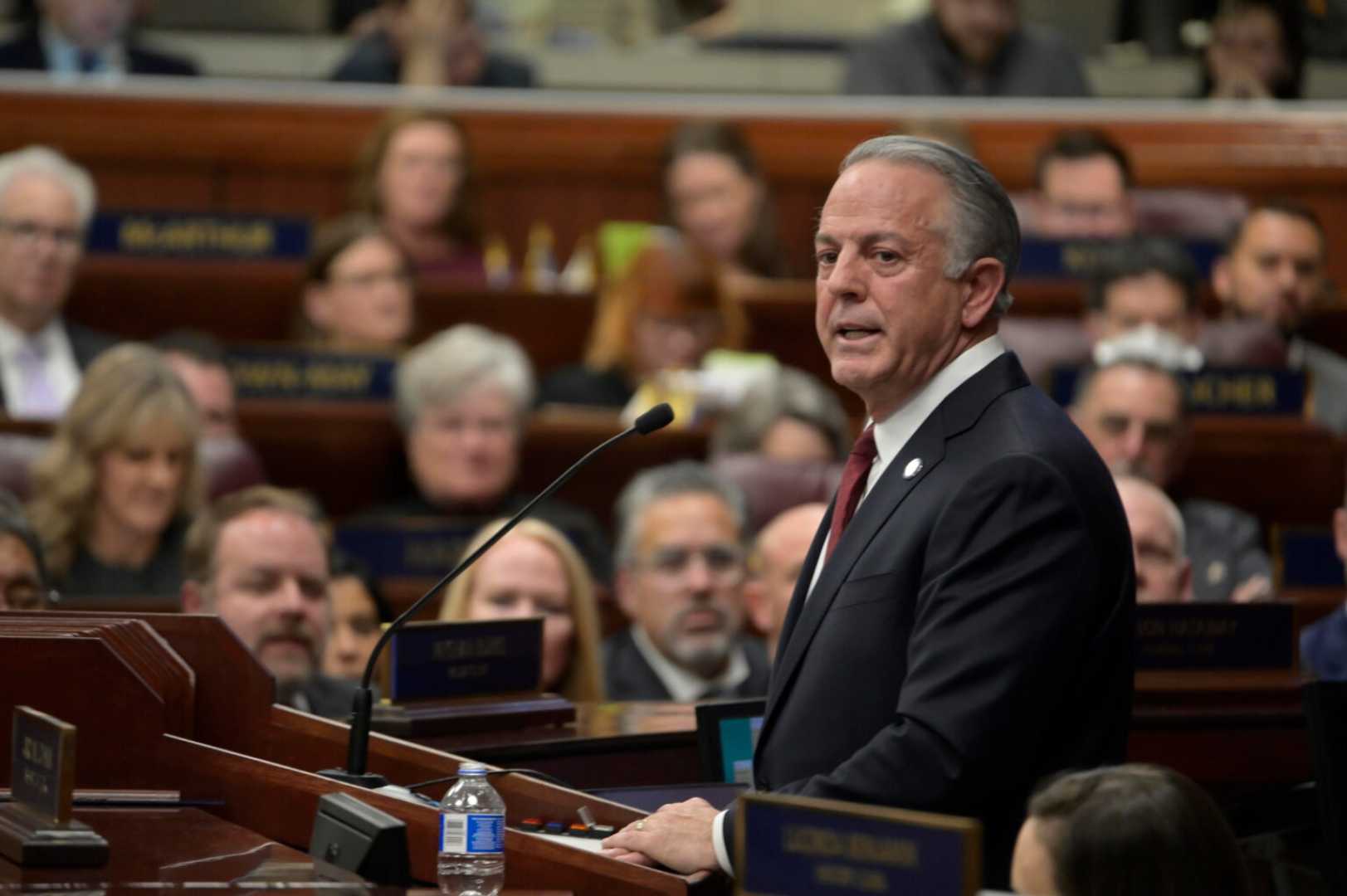 Nevada Governor Joe Lombardo Legislative Session