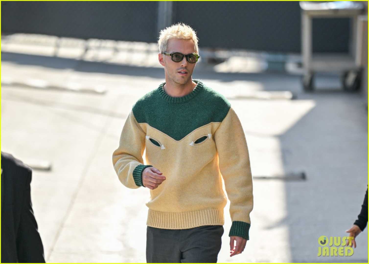 Nicholas Hoult Bleached Blonde Hair