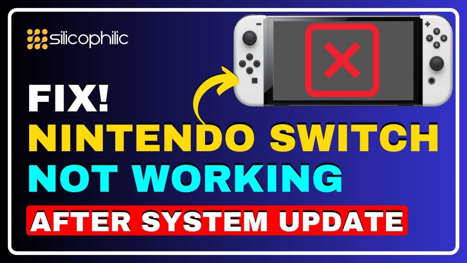 Nintendo Switch Update Issues Fix