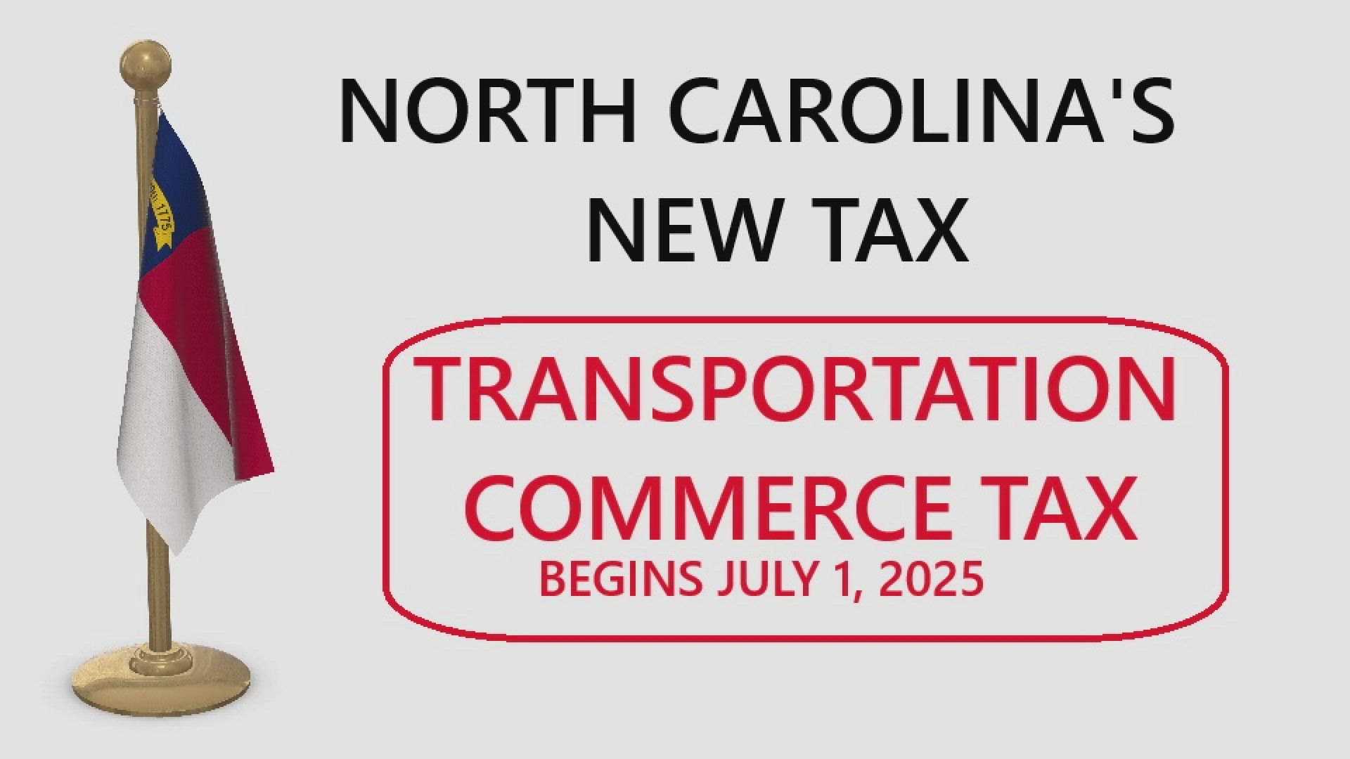 North Carolina Transportation Commerce Tax Uber Lyft