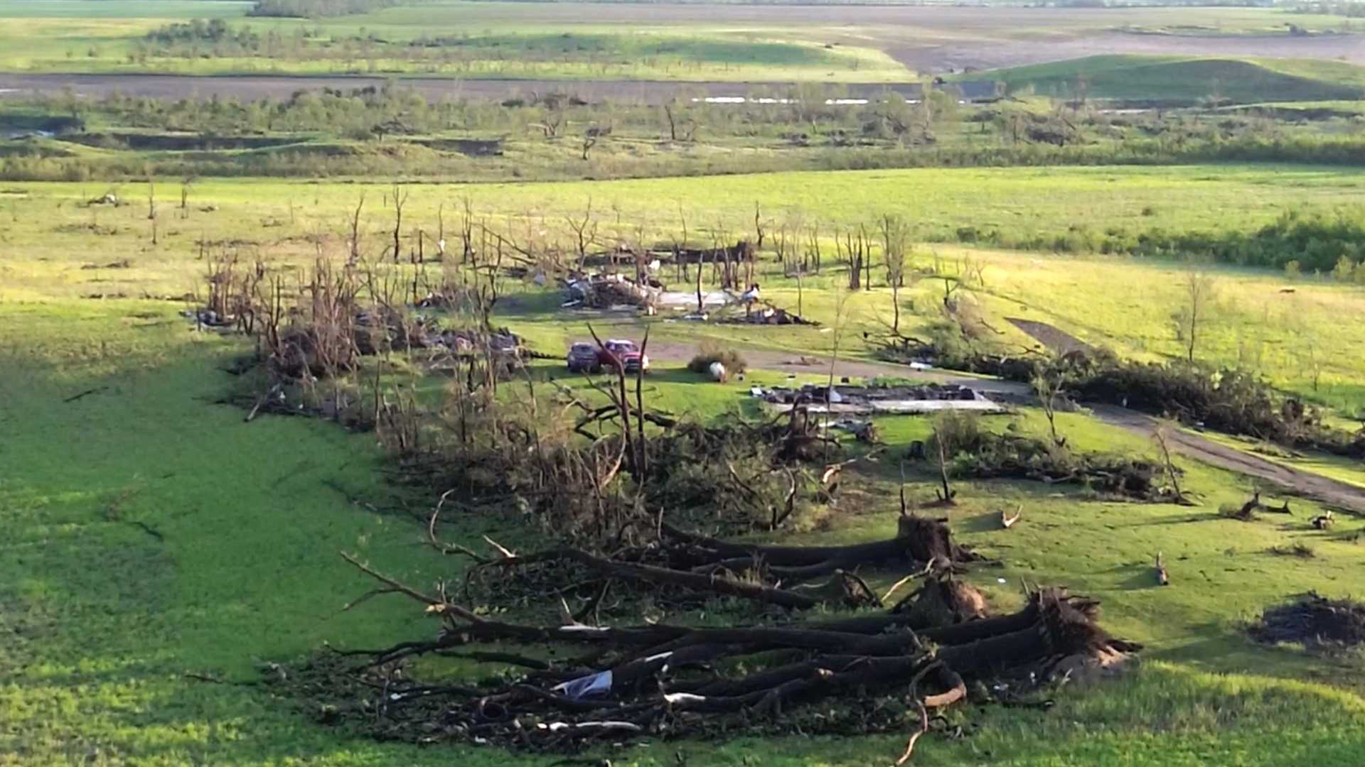 North Dakota Tornado Damage