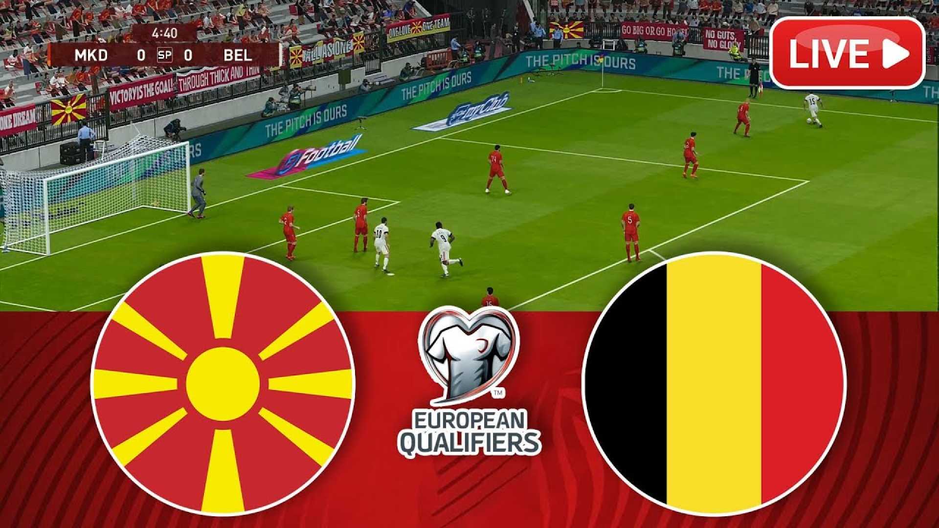 North Macedonia Belgium Uefa Qualifiers