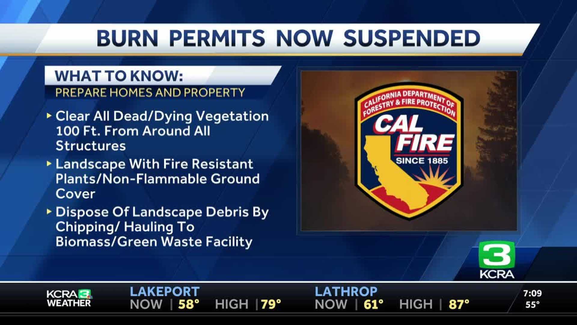 Northern California Fire Restrictions