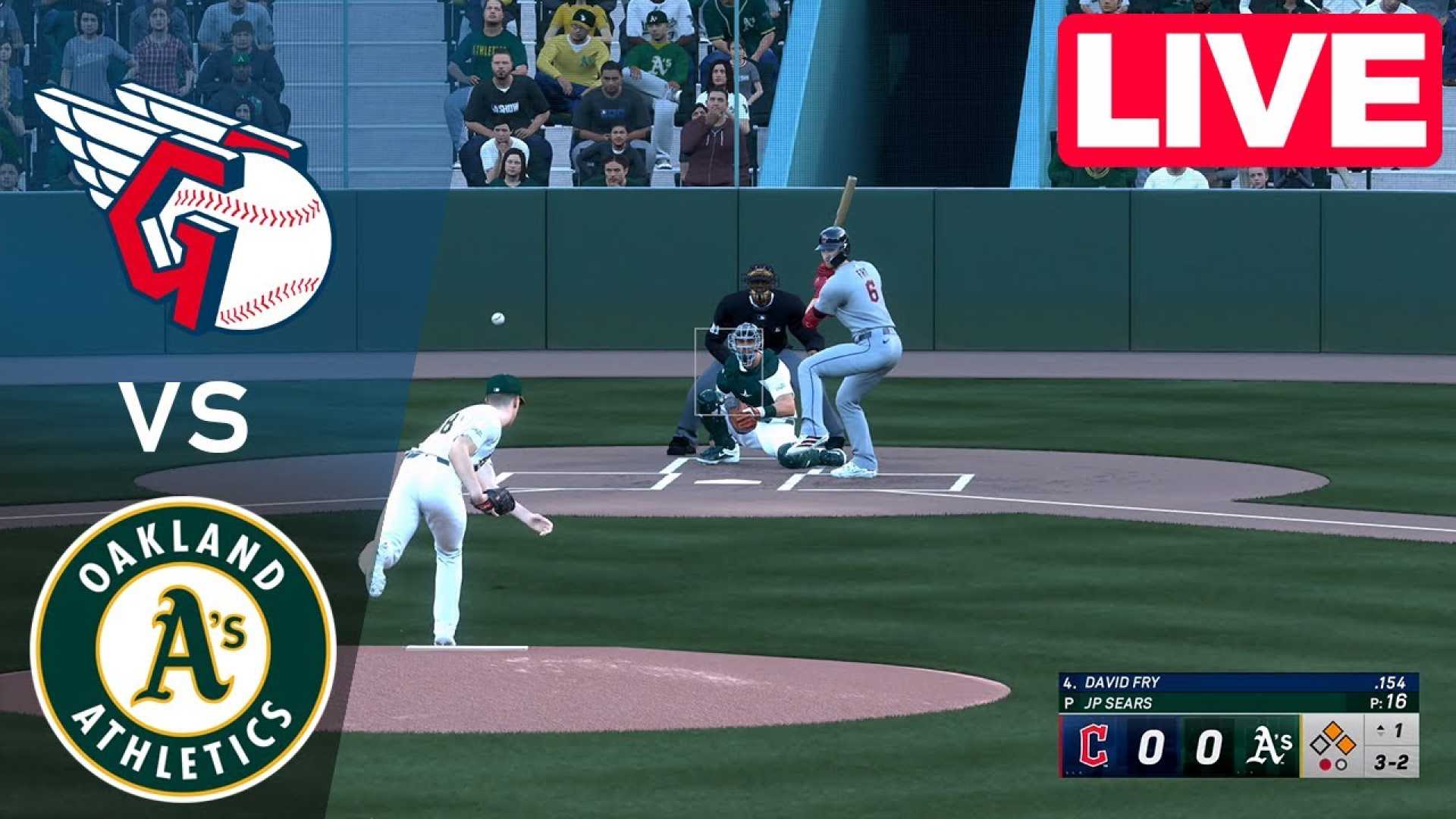 Oakland Athletics Cleveland Guardians Baseball Matchup