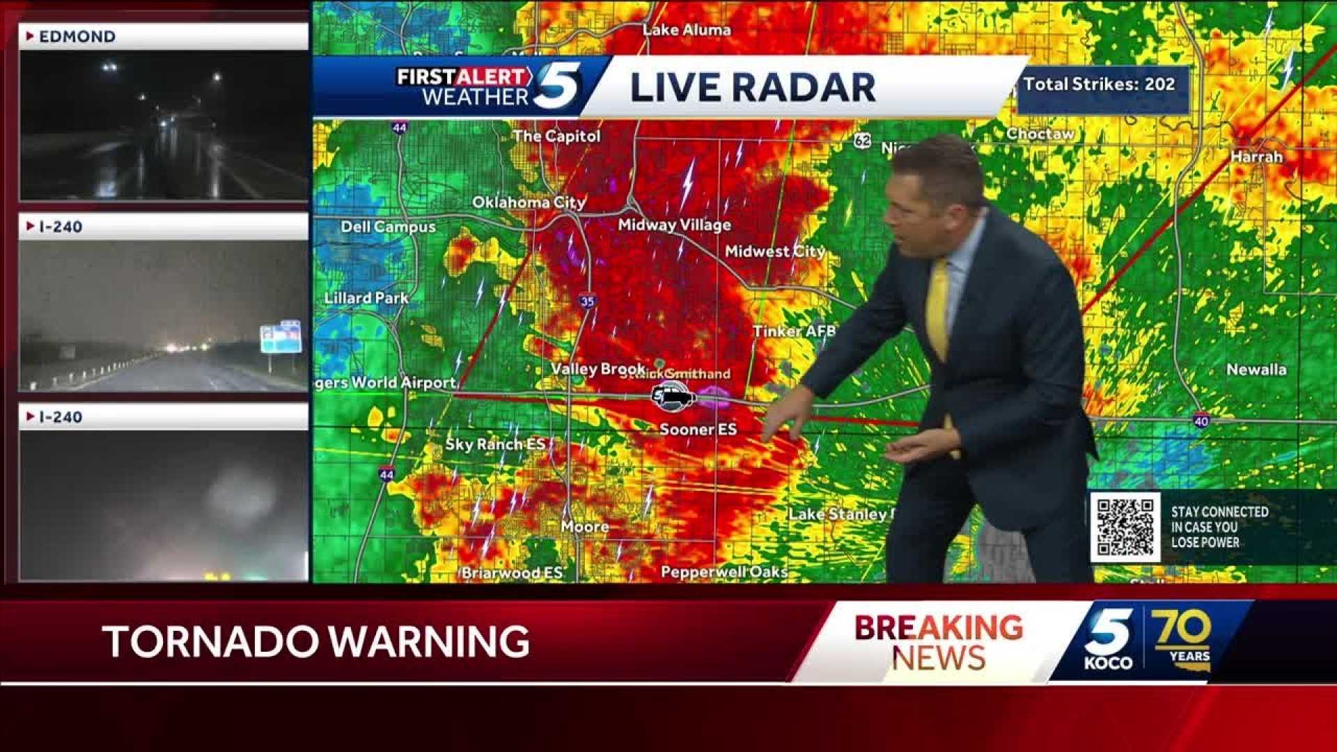 Oklahoma City Tornado Warning