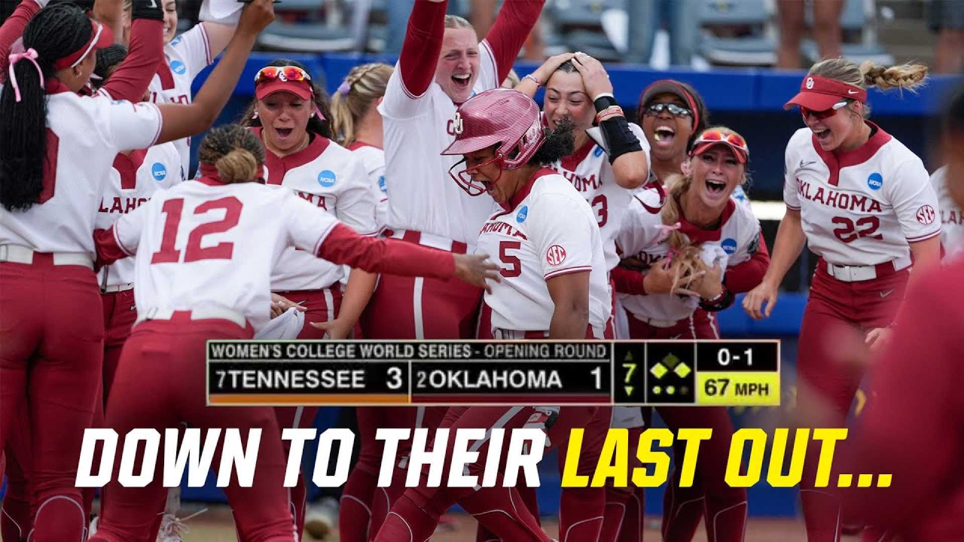 Oklahoma Tennessee Women's College World Series