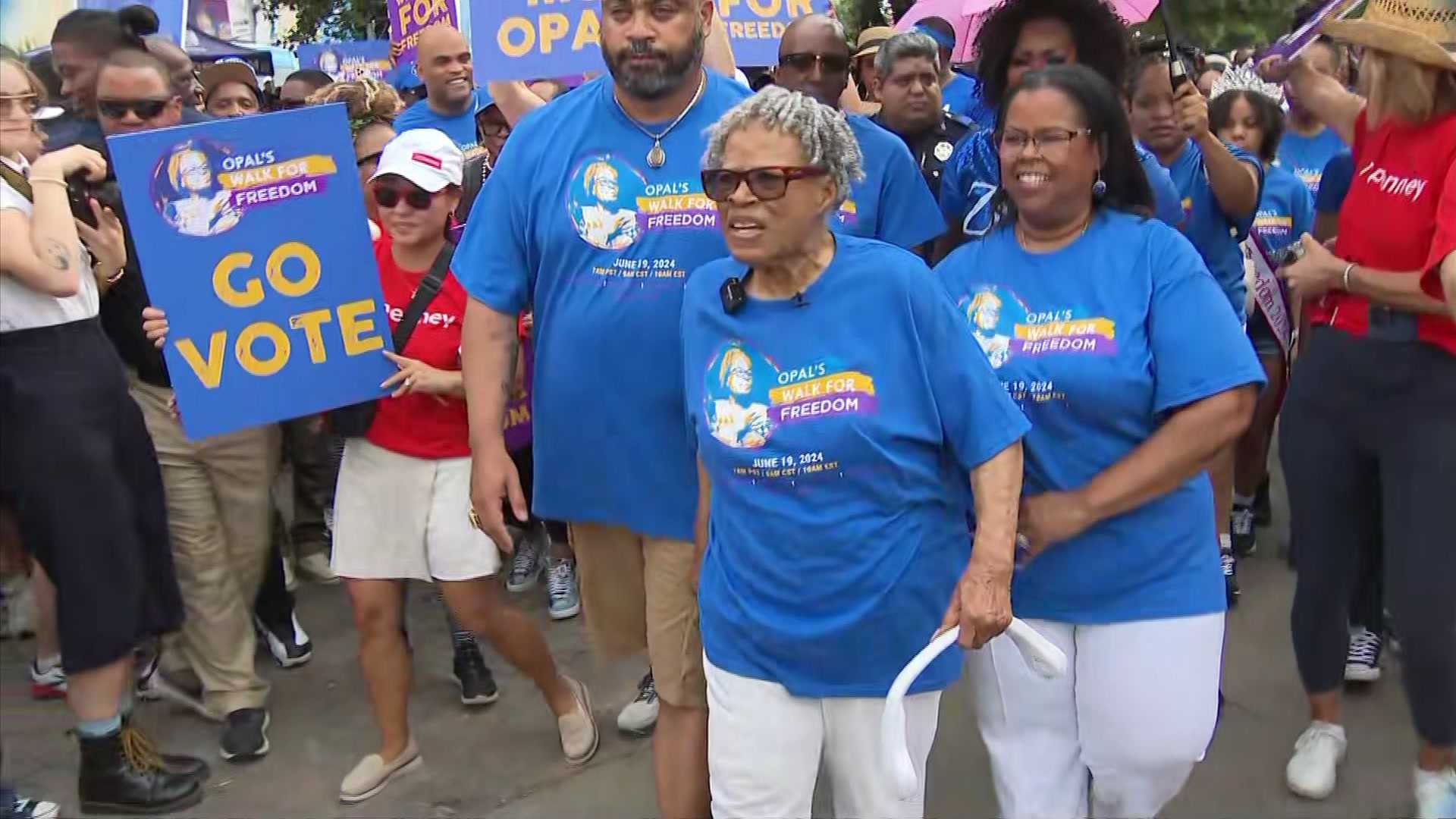 Opal Lee Juneteenth Walk For Freedom