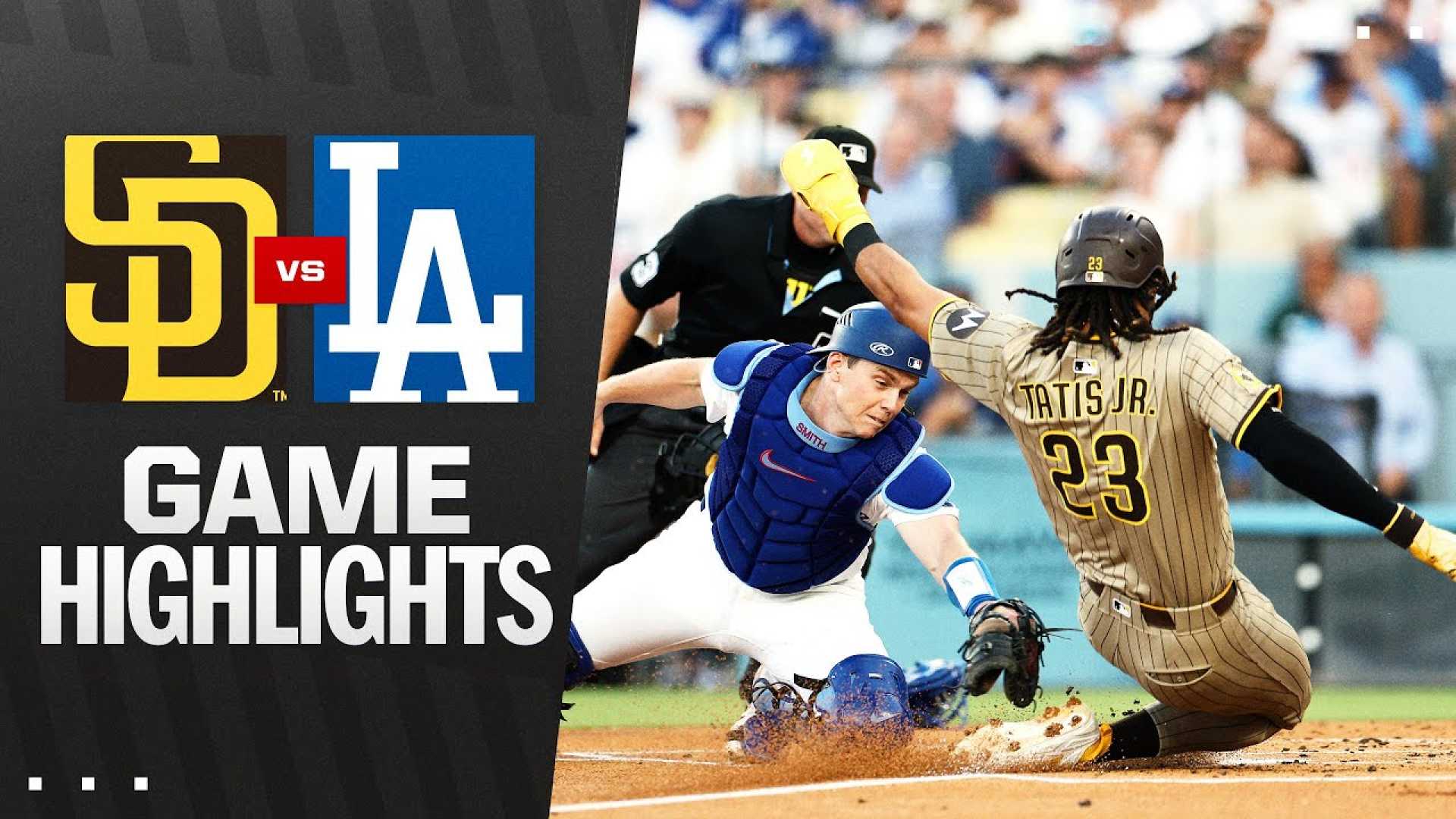 Padres Dodgers Baseball Game Recap