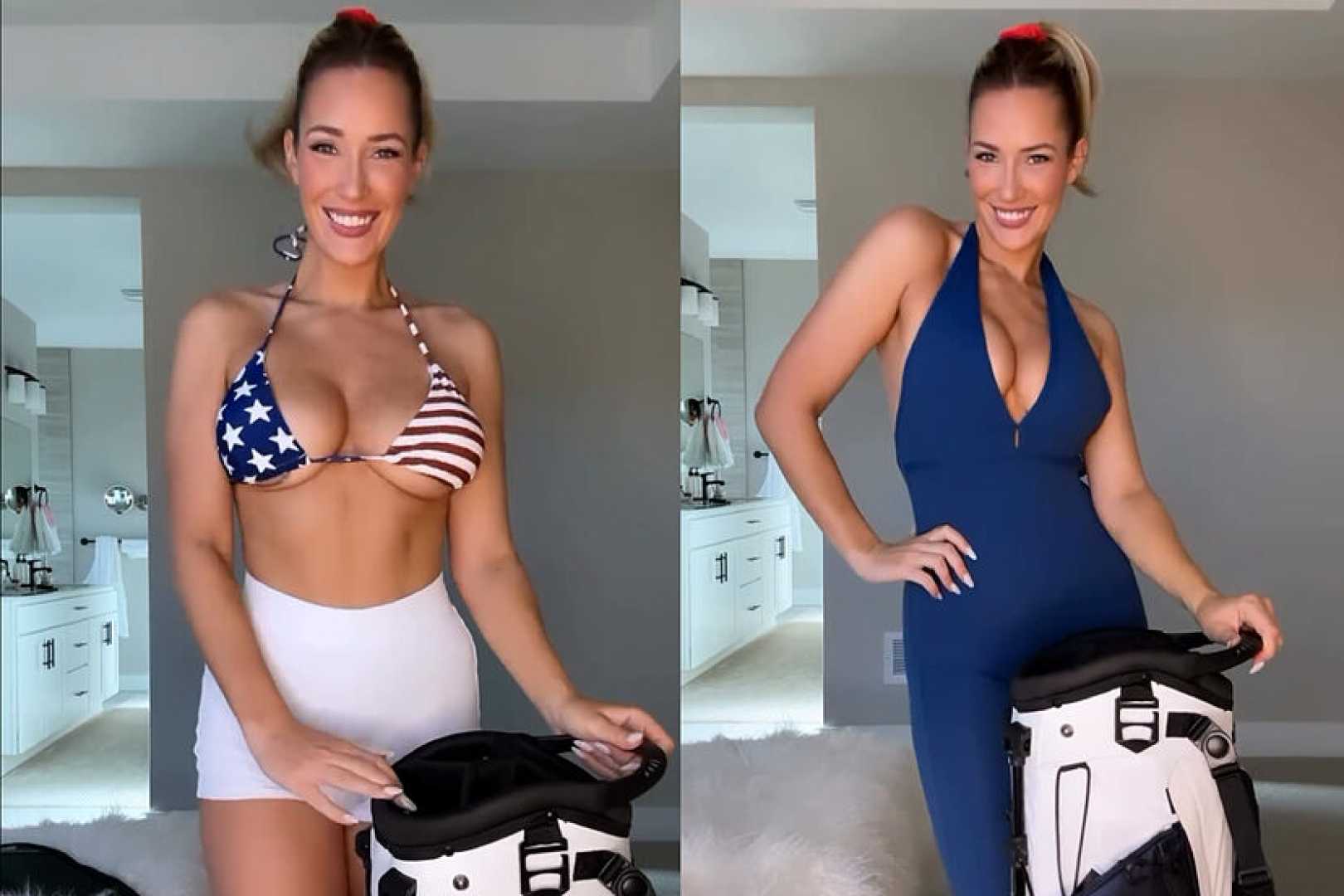 Paige Spiranac Glamorous Outfit Social Media