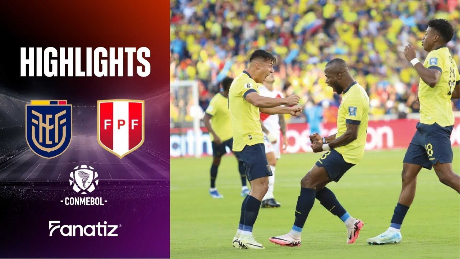 Peru Ecuador Football Match Highlights