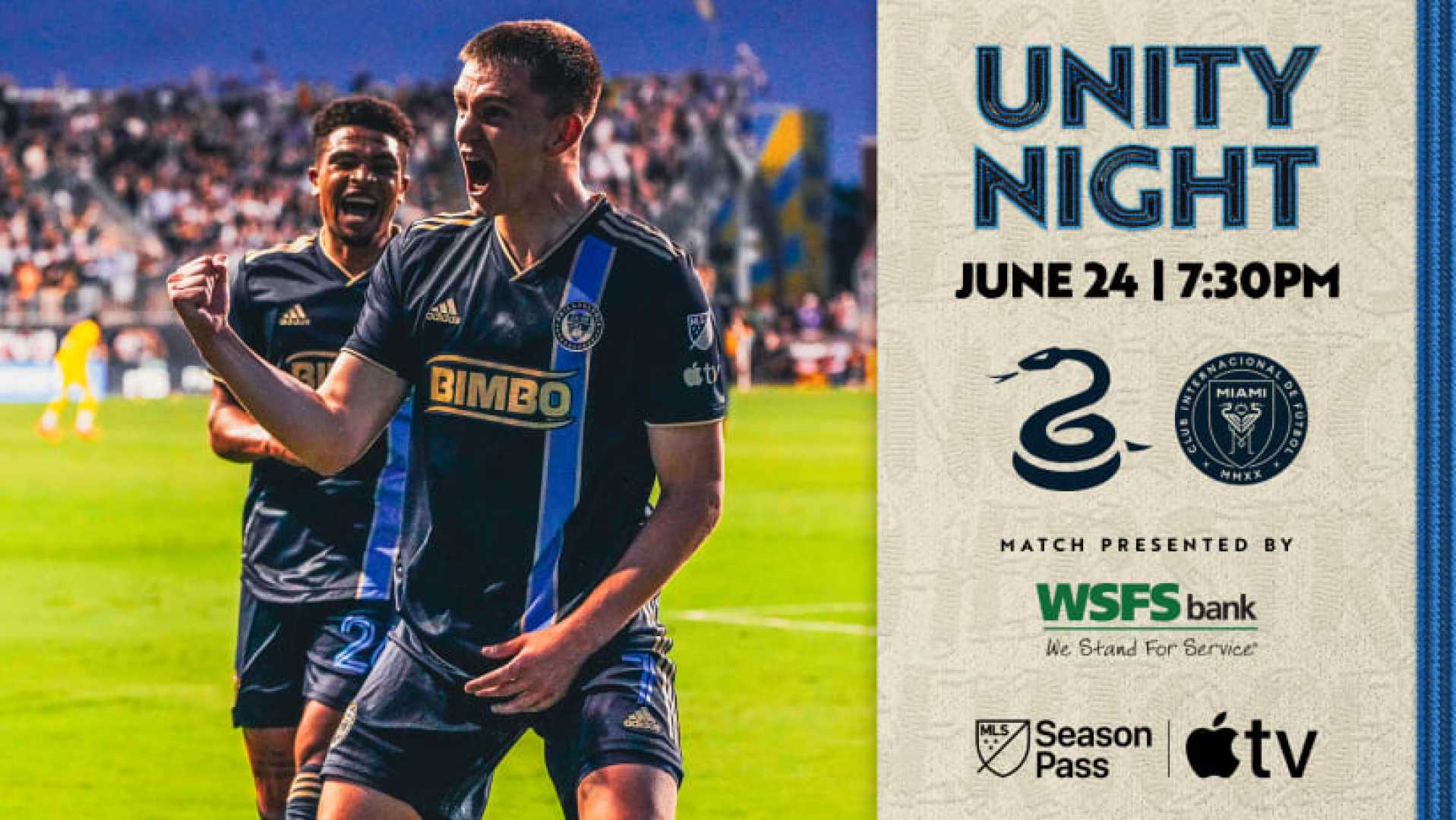 Philadelphia Union Unity Night Soccer Match