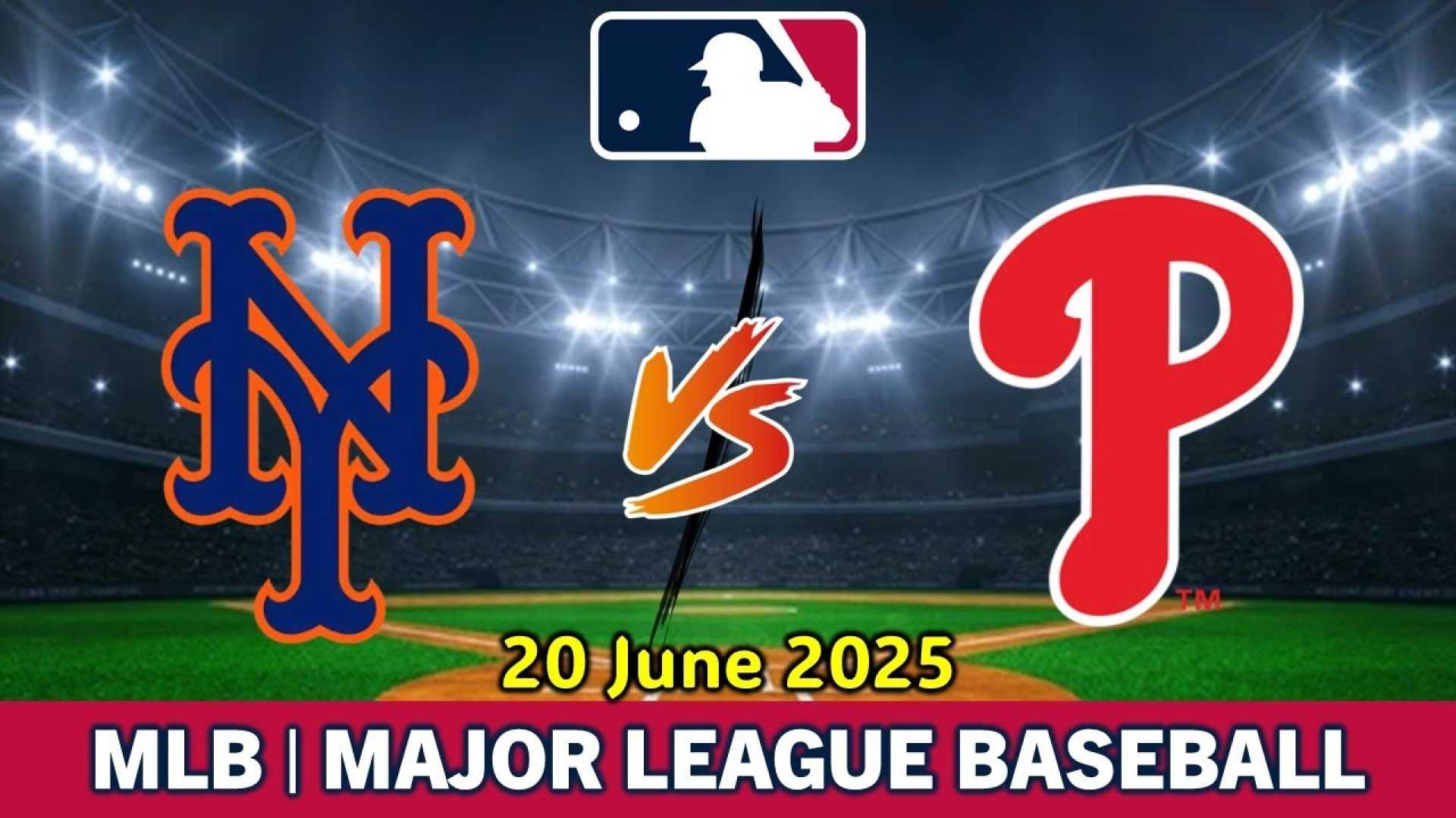 Phillies Mets Baseball Game June 2025