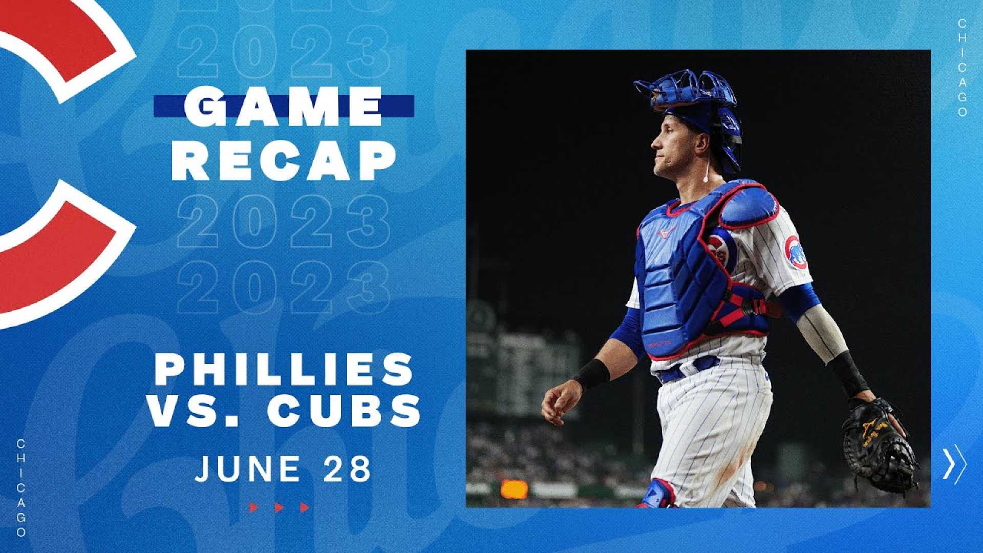 Phillies Vs Cubs Baseball Game June 2023