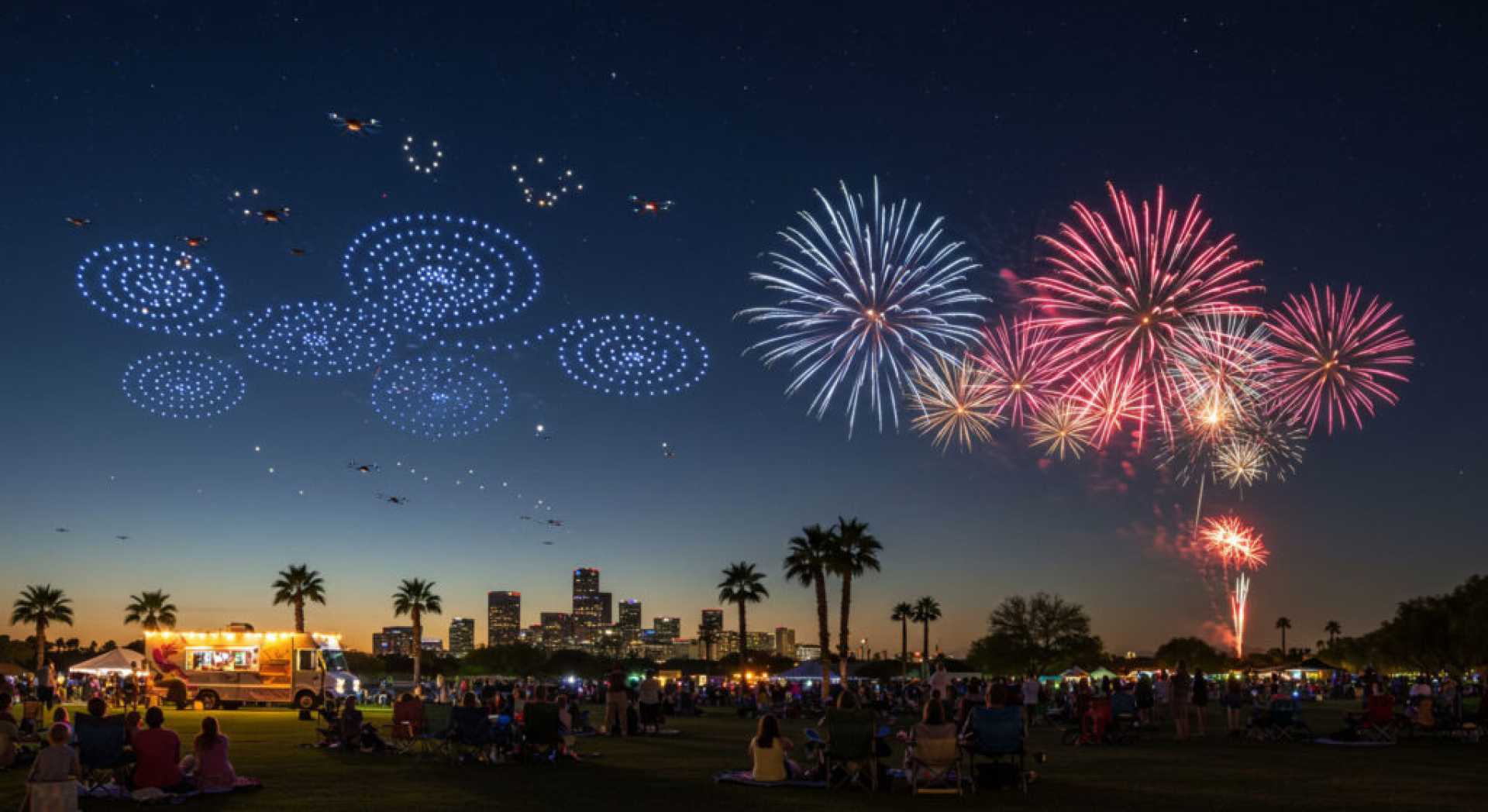 Phoenix Independence Day Drone Light Show