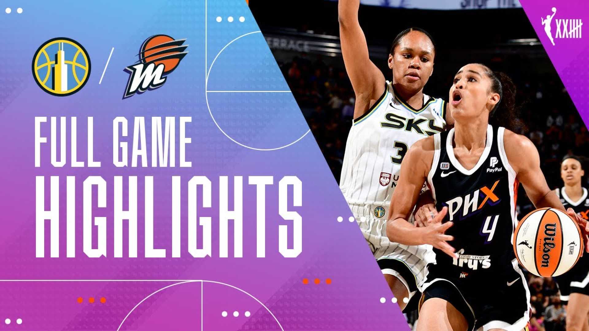 Phoenix Mercury Vs Chicago Sky Wnba Game