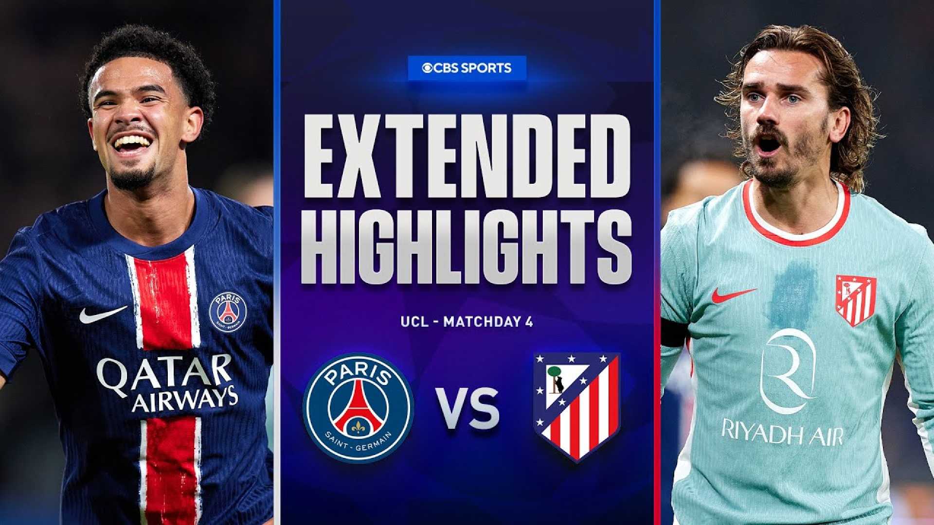 Psg Vs Atlético Madrid Match Highlights
