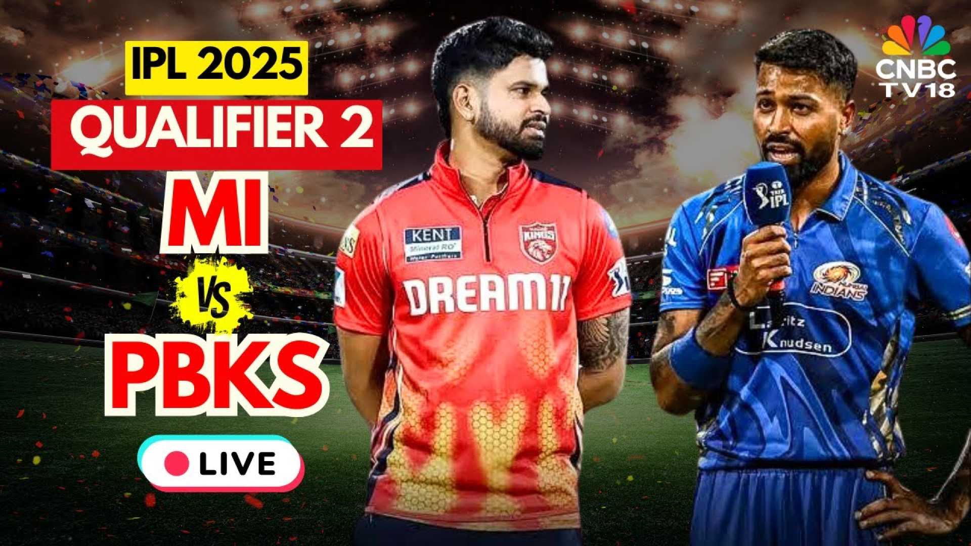 Punjab Kings Mumbai Indians Ipl Qualifier 2025