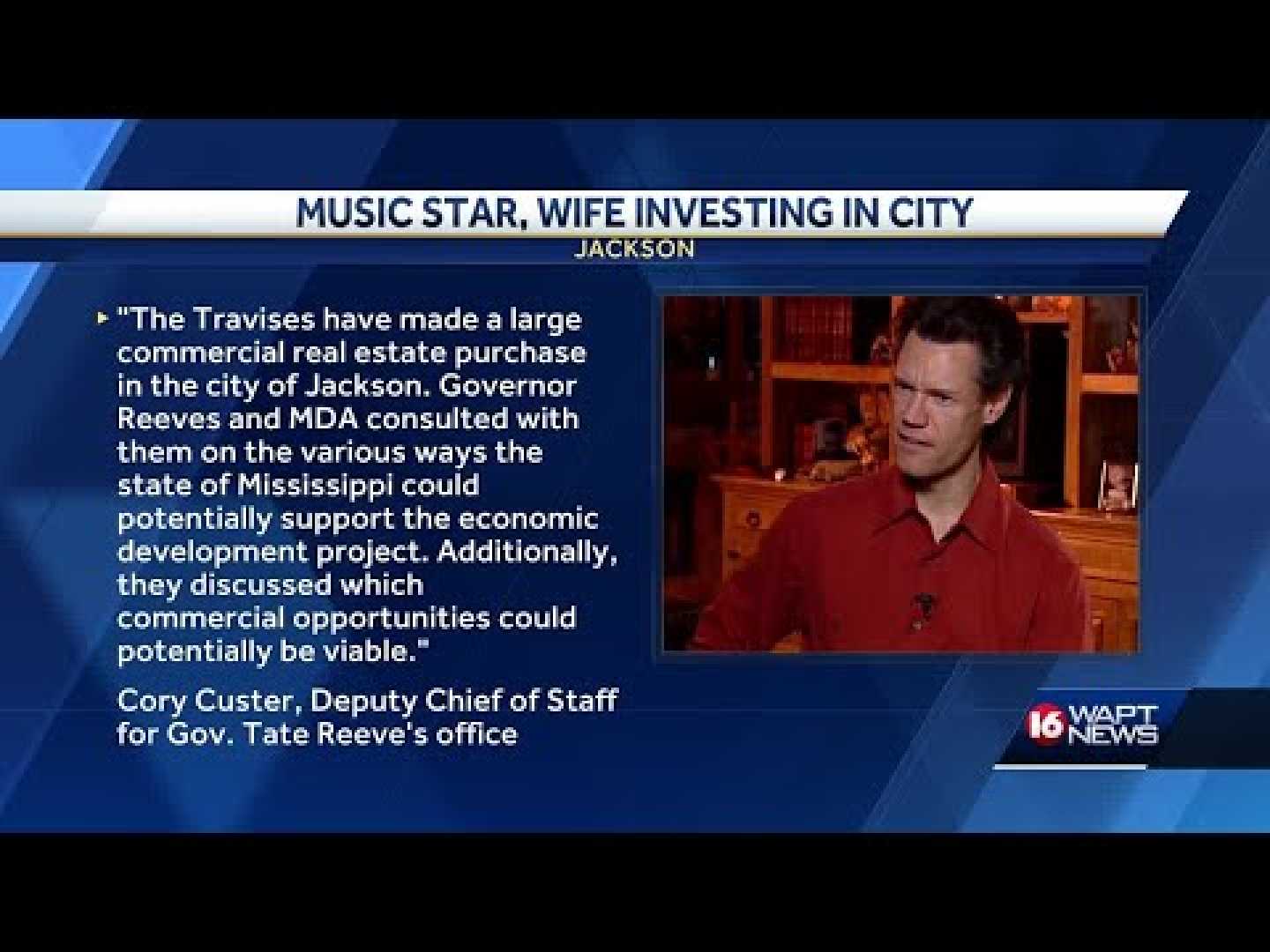 Randy Travis And Wife Investing In Shopping Mall