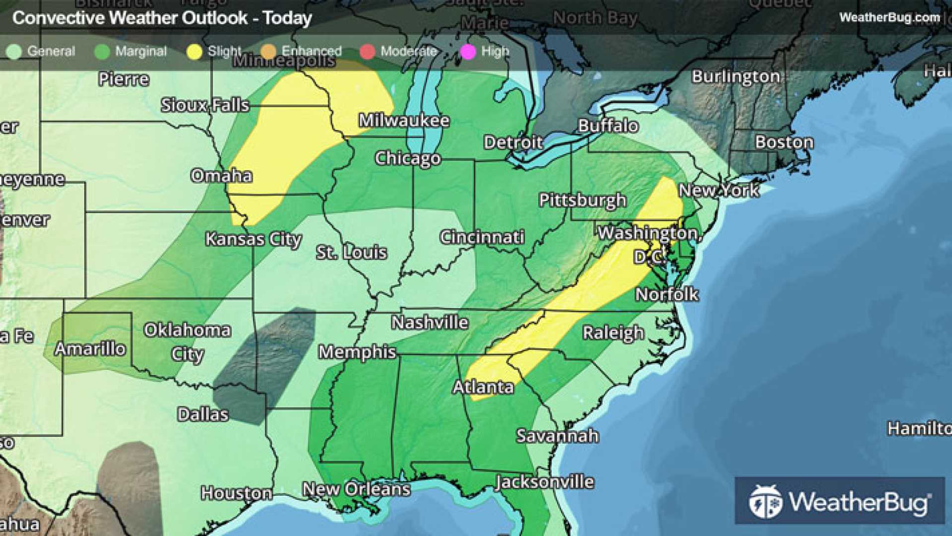 Richmond Virginia Thunderstorm Forecast