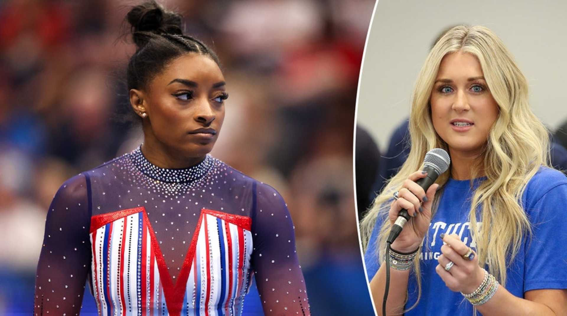 Riley Gaines Simone Biles Feud