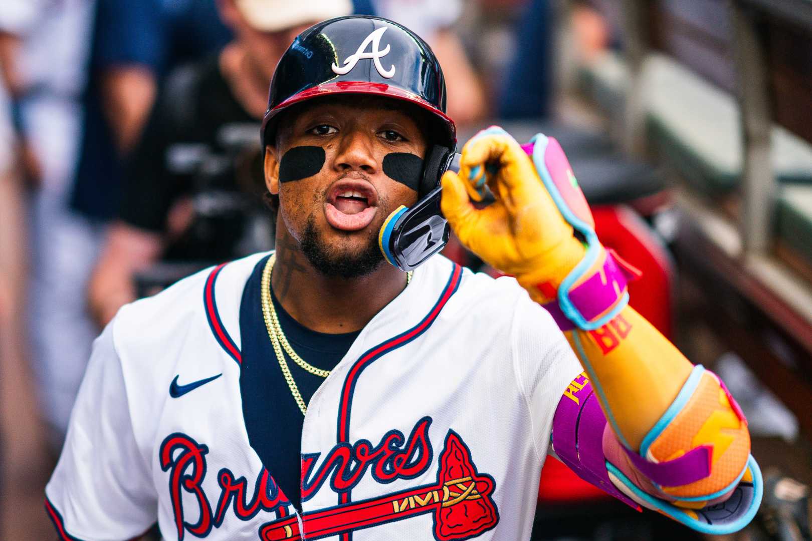 Ronald Acuña Jr. Atlanta Braves Mets Game